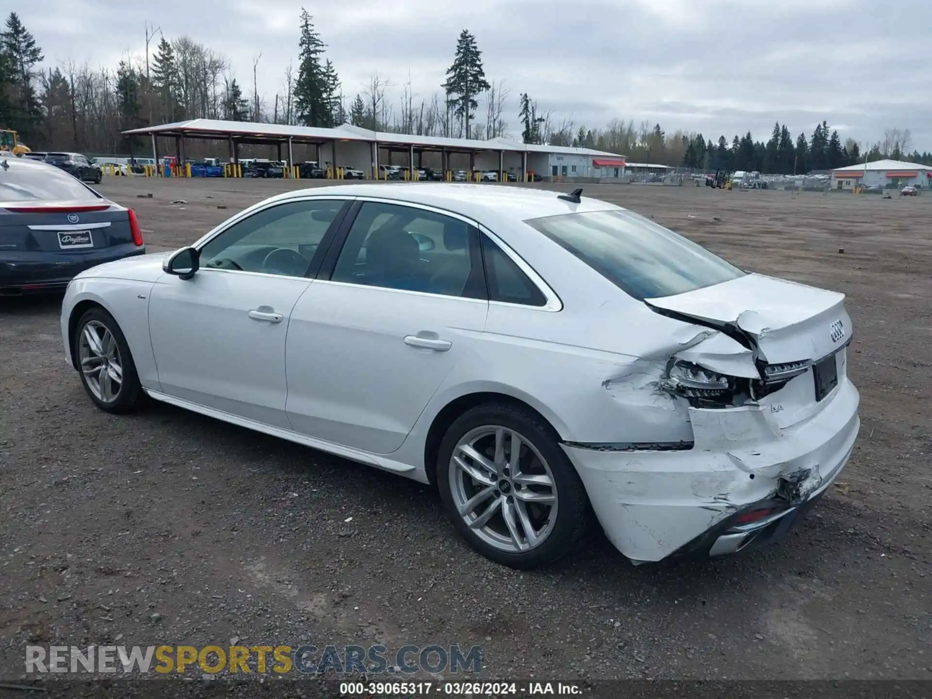 3 Photograph of a damaged car WAUEAAF48PN005895 AUDI A4 2023