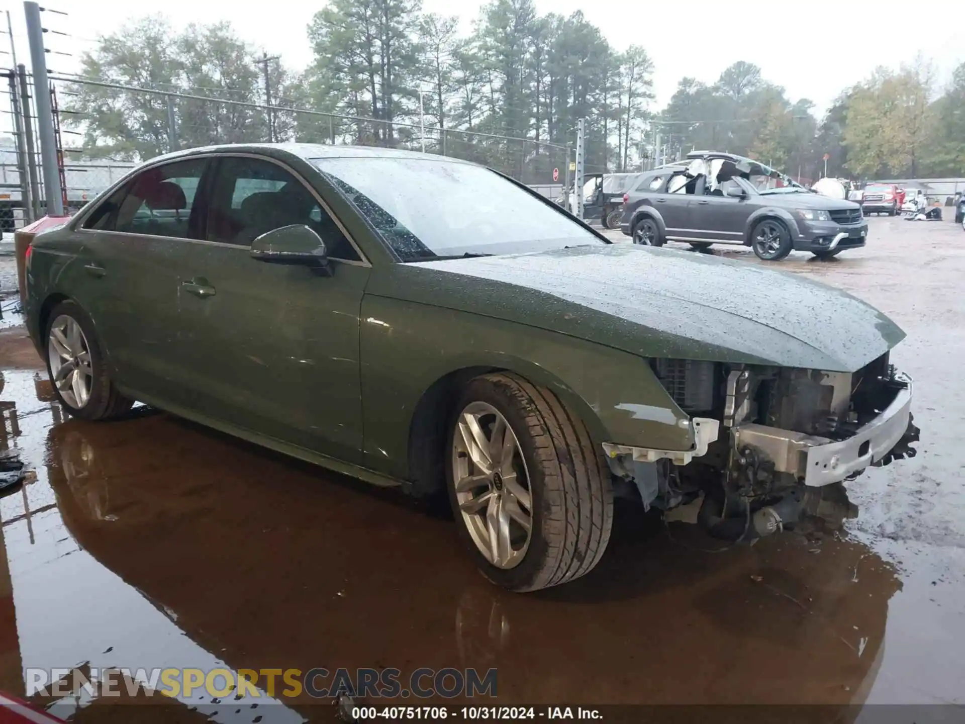 1 Photograph of a damaged car WAUEAAF49PN006957 AUDI A4 2023