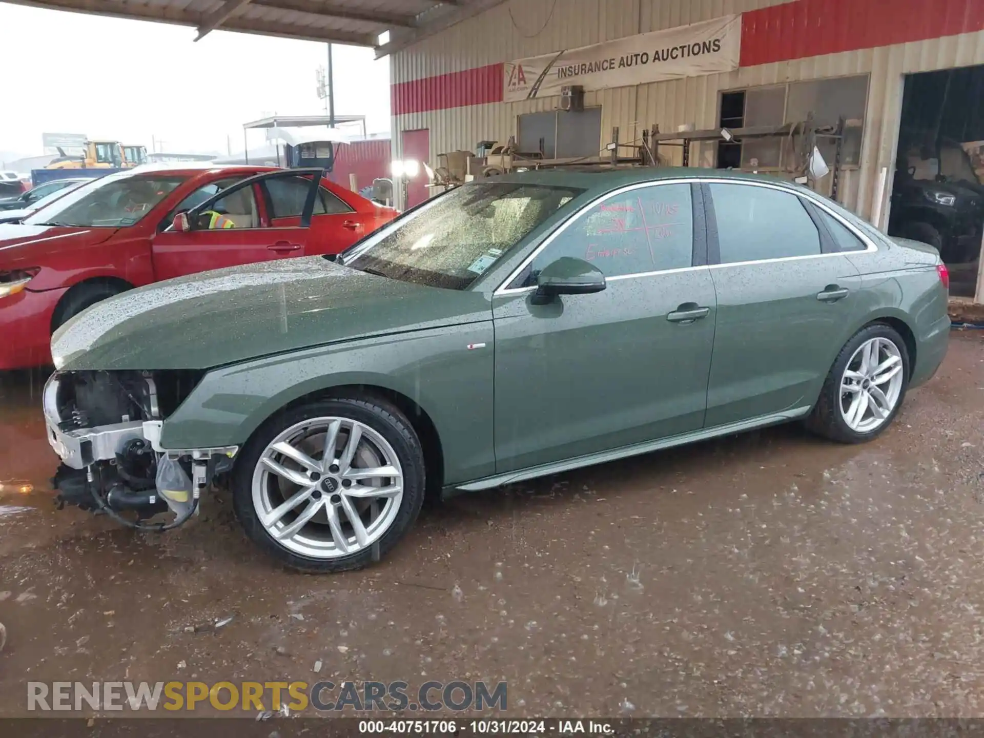 2 Photograph of a damaged car WAUEAAF49PN006957 AUDI A4 2023