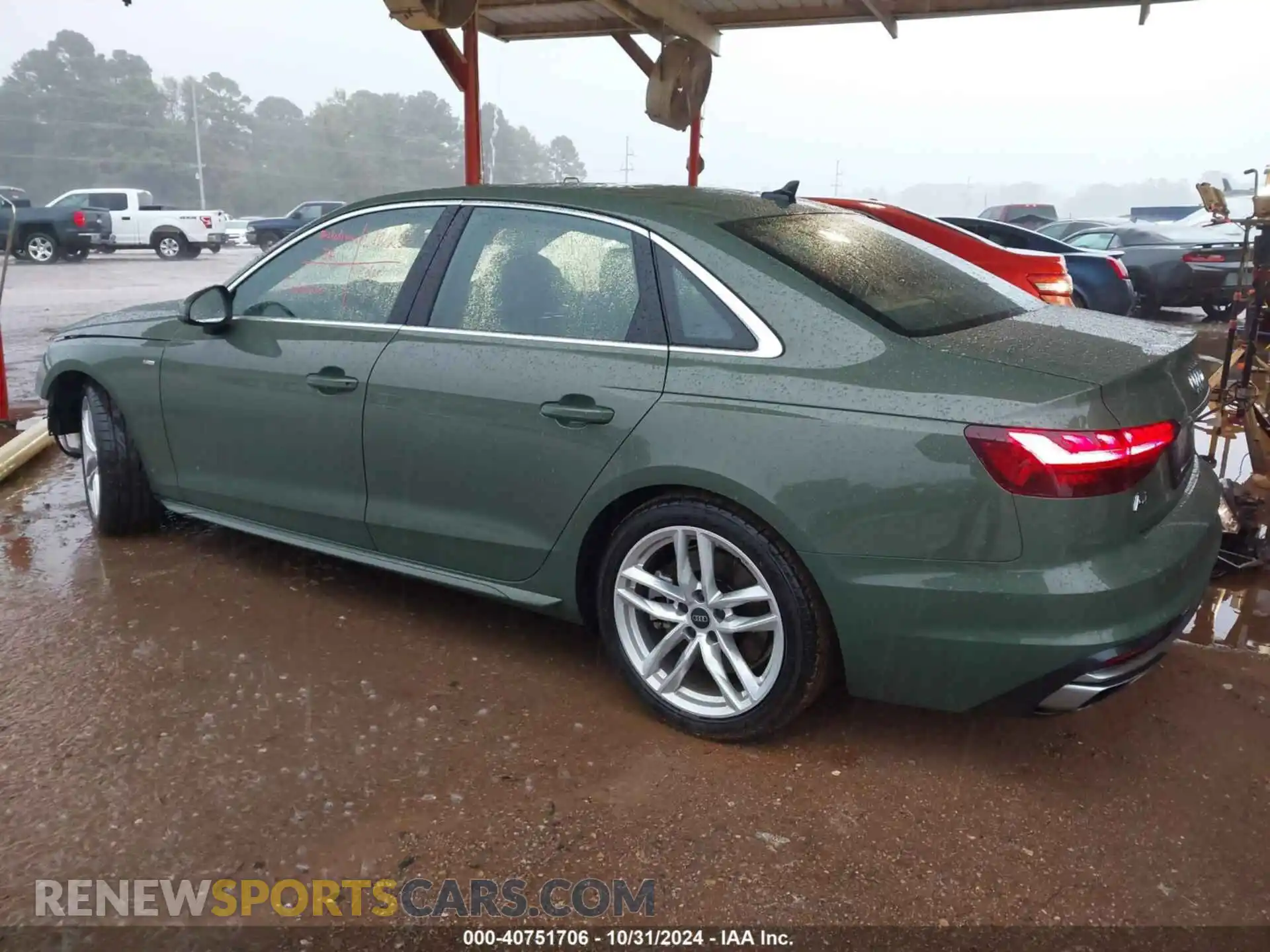 3 Photograph of a damaged car WAUEAAF49PN006957 AUDI A4 2023