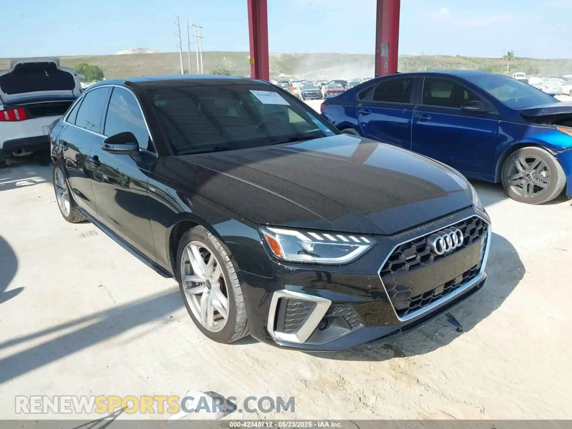 1 Фотография поврежденного автомобиля WAUEAAF49PN011561 AUDI A4 2023