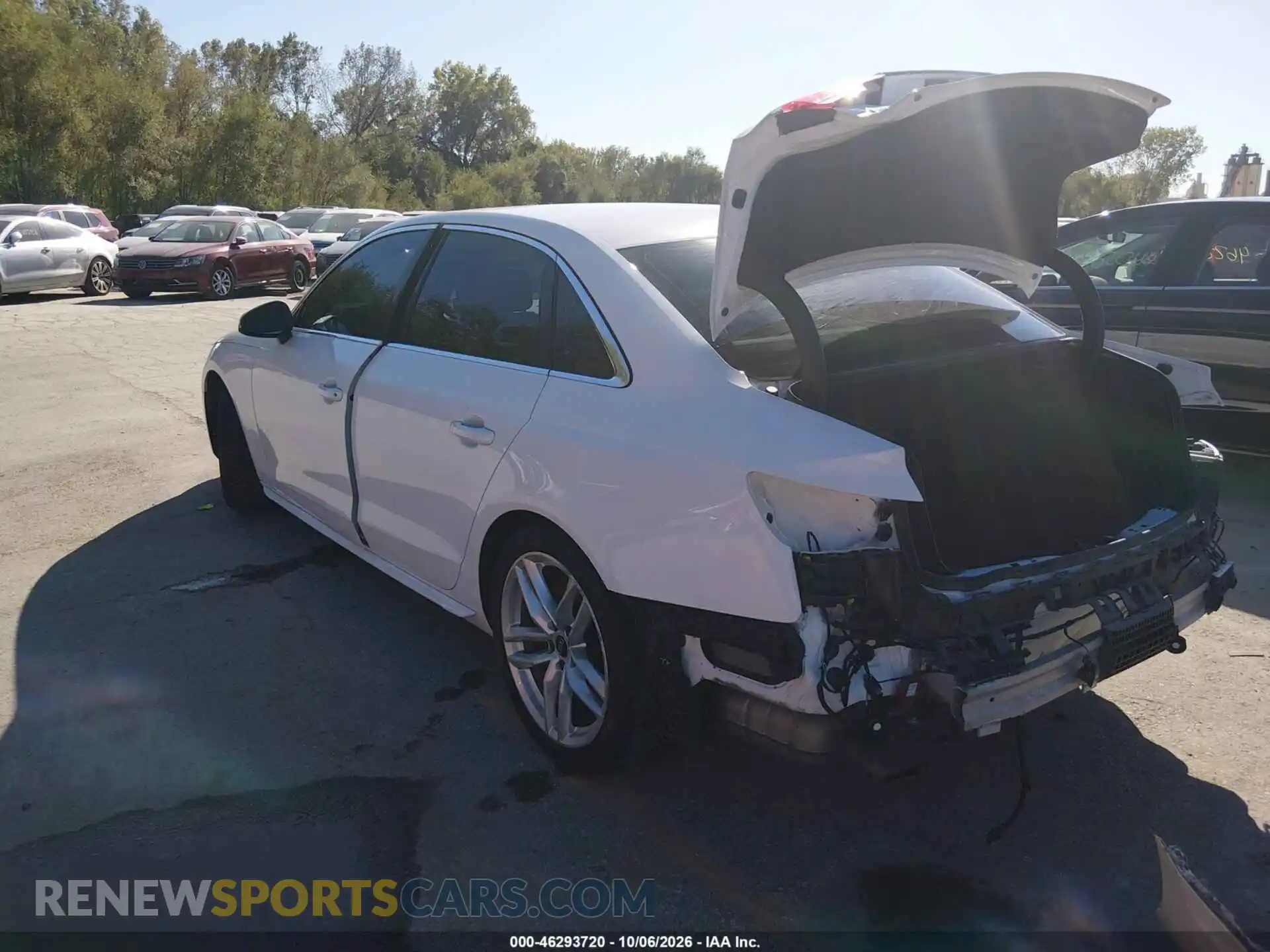 3 Photograph of a damaged car WAUEAAF4XPN009723 AUDI A4 2023