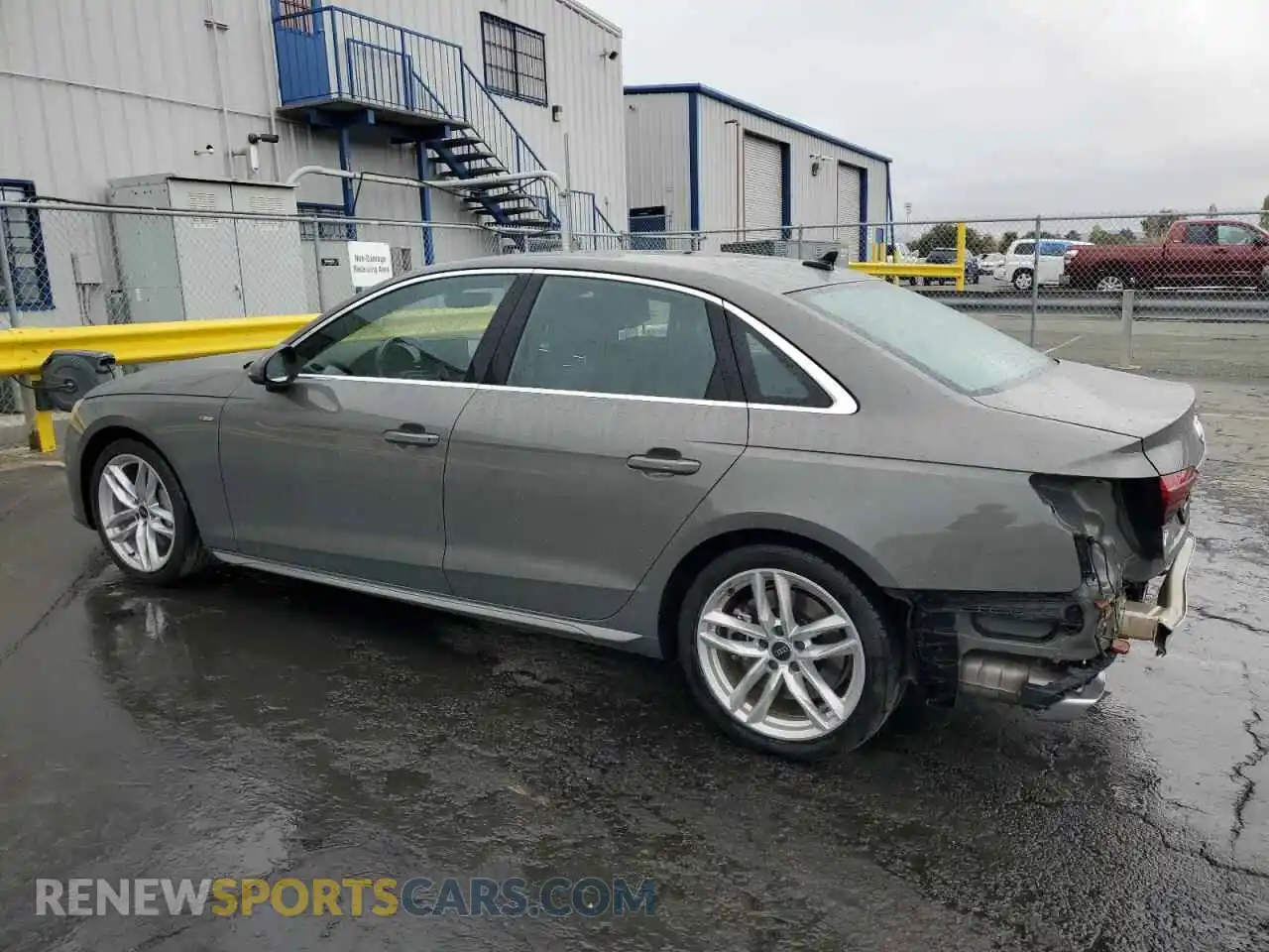 2 Photograph of a damaged car WAUEAAF4XPN019135 AUDI A4 2023