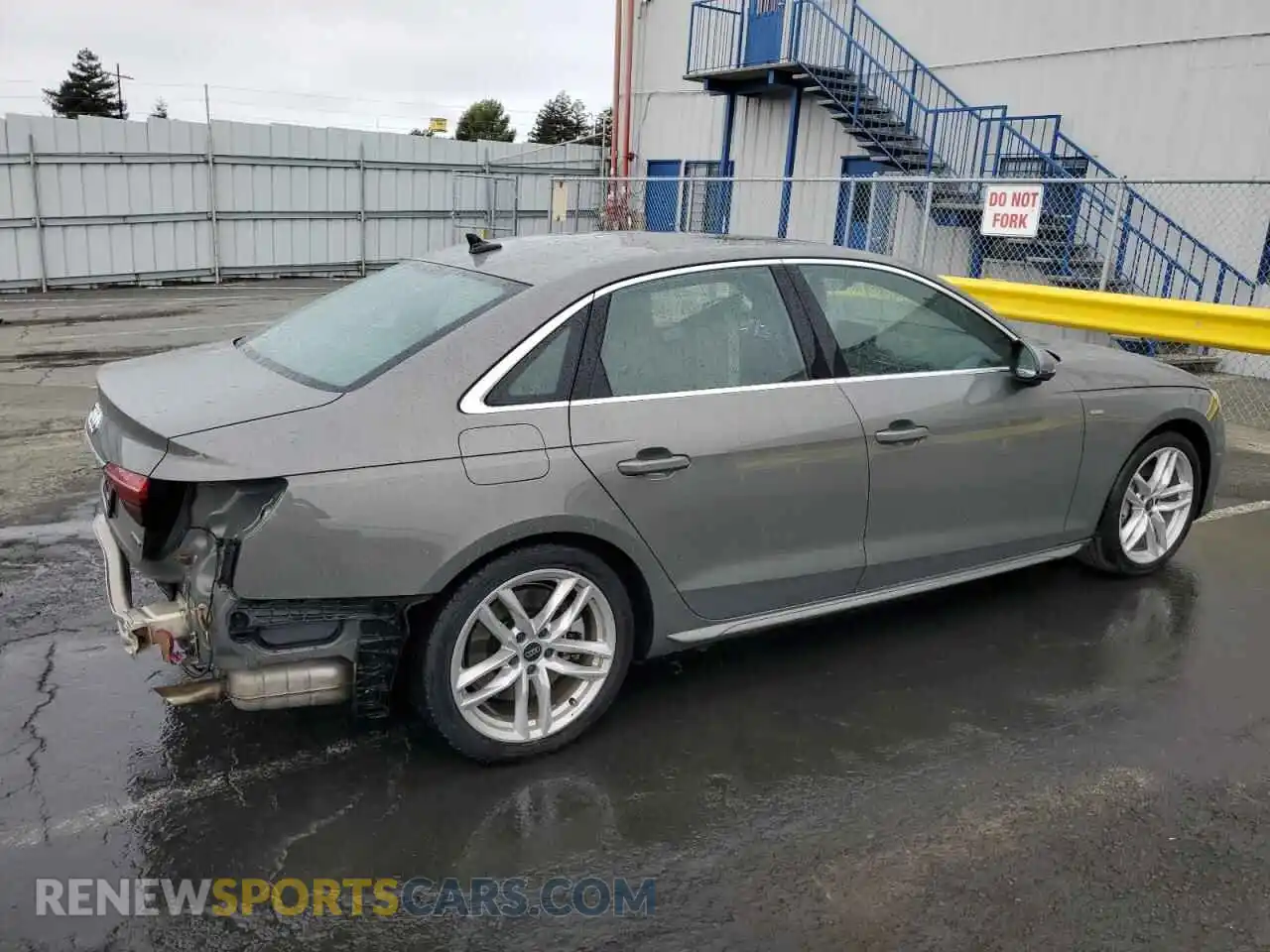 3 Photograph of a damaged car WAUEAAF4XPN019135 AUDI A4 2023