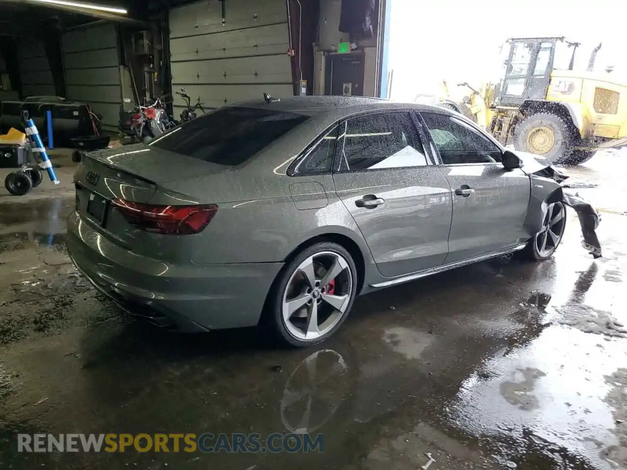 3 Photograph of a damaged car WAUEABF42PA010880 AUDI A4 2023