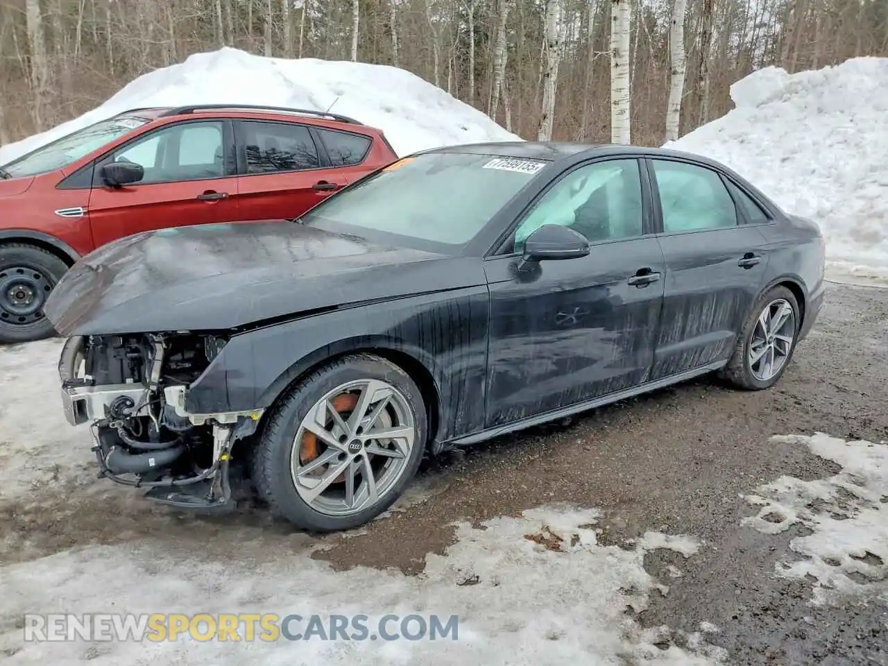 1 Photograph of a damaged car WAUAAAF4XRN005415 AUDI A4 2024