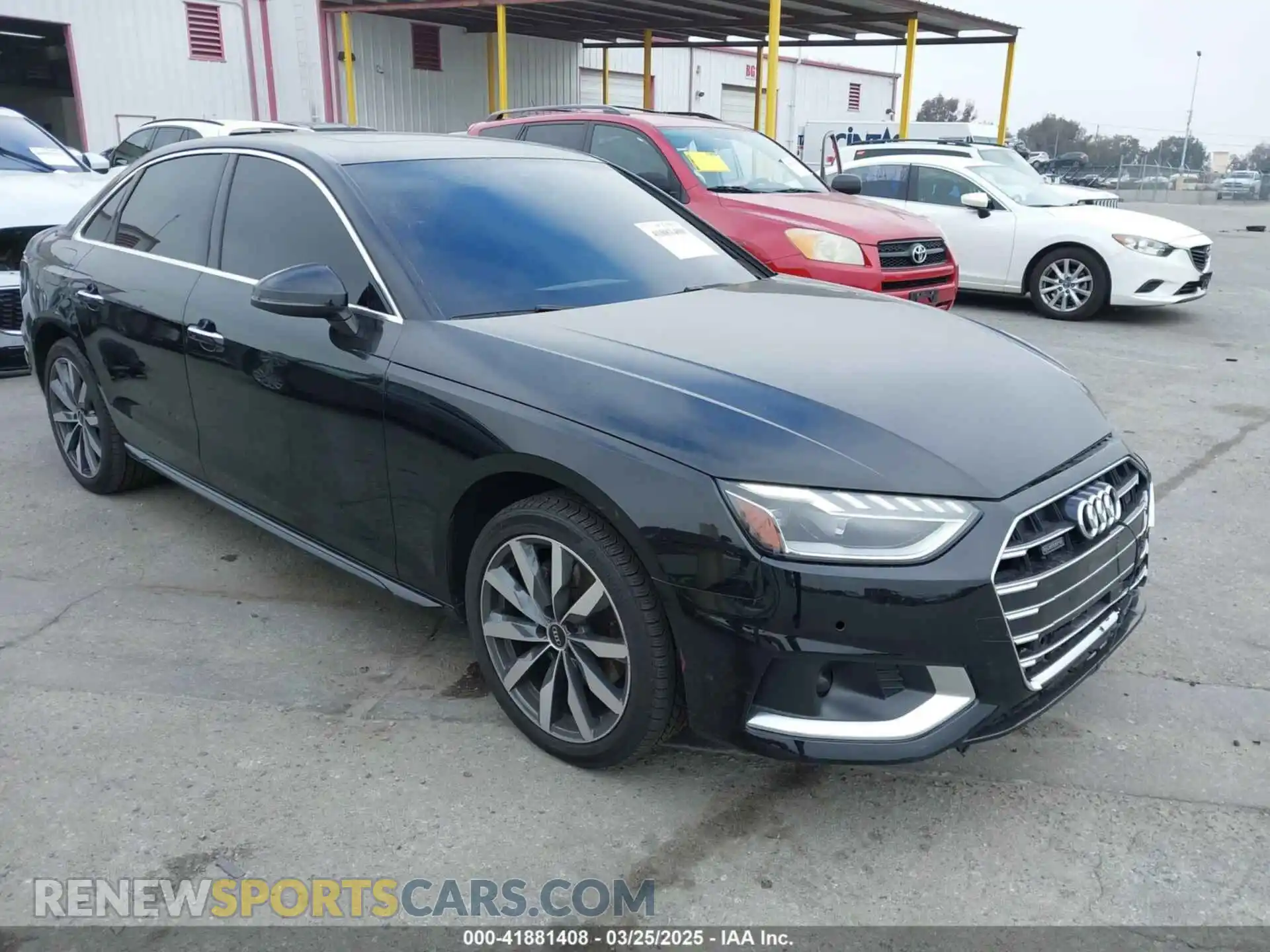 1 Photograph of a damaged car WAUABAF43RN001042 AUDI A4 2024