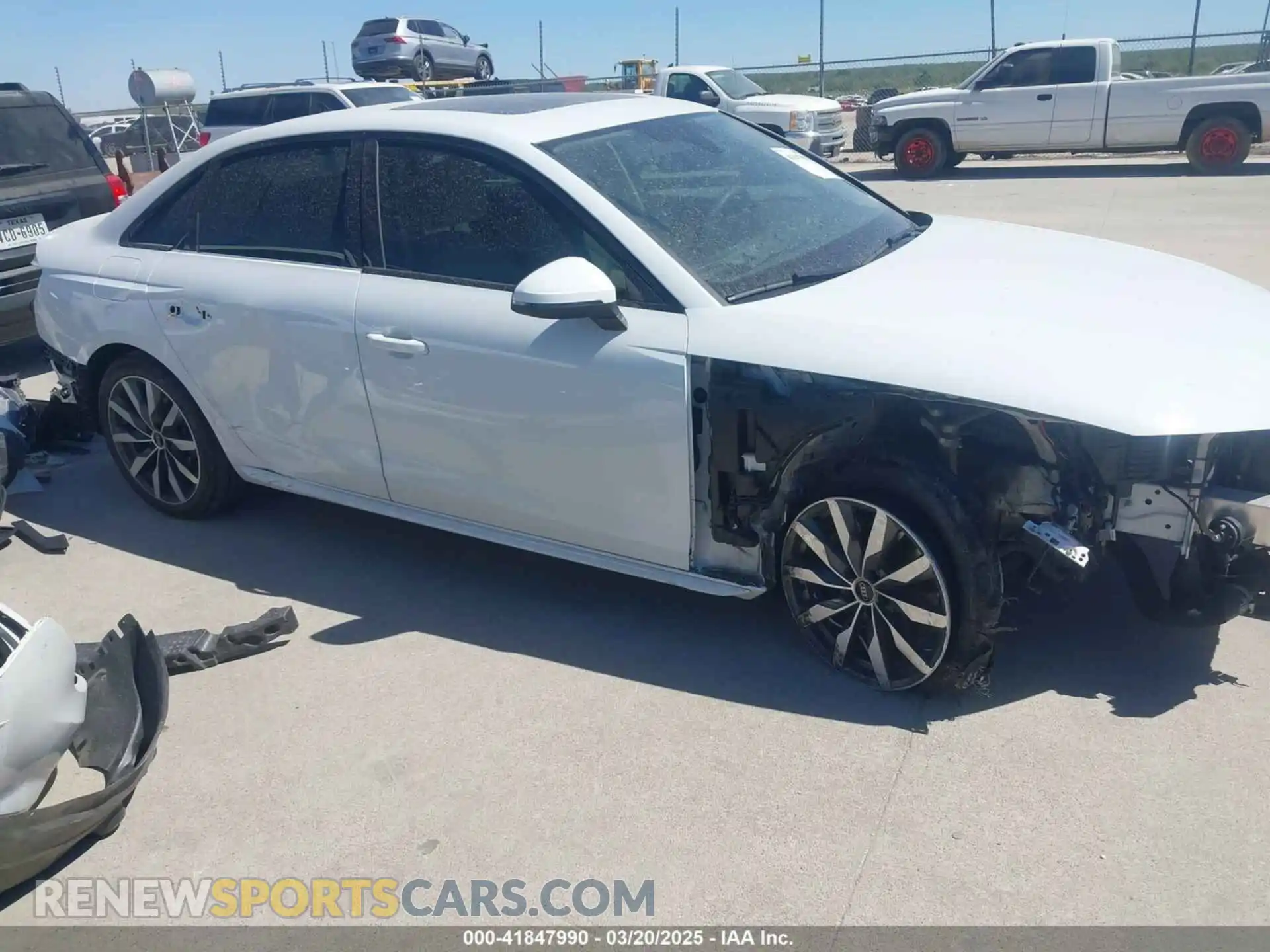 1 fotografías del automóvil dañado WAUBBAF48RN002241 AUDI A4 2024