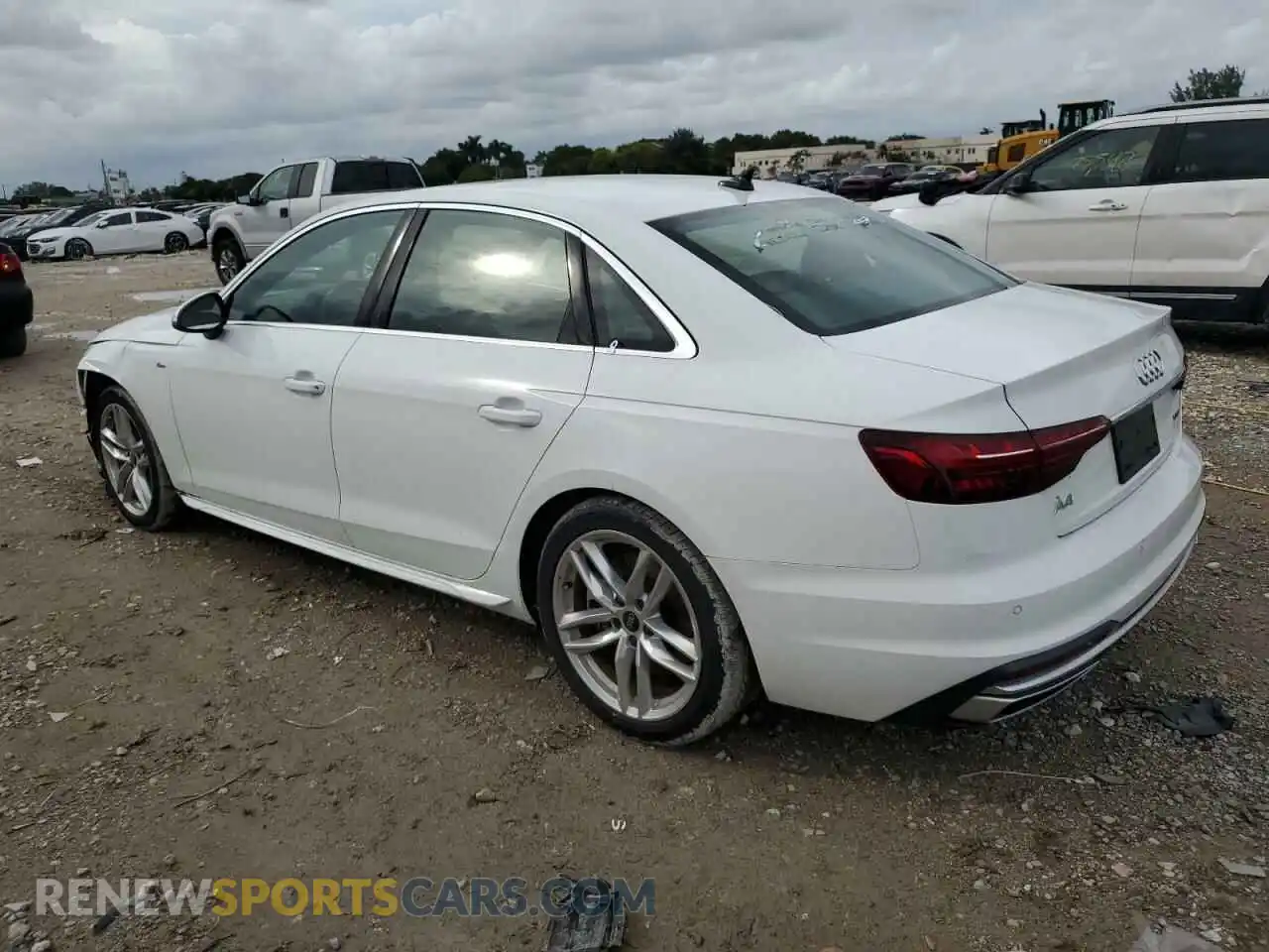 2 Photograph of a damaged car WAUDAAF41RN010547 AUDI A4 2024