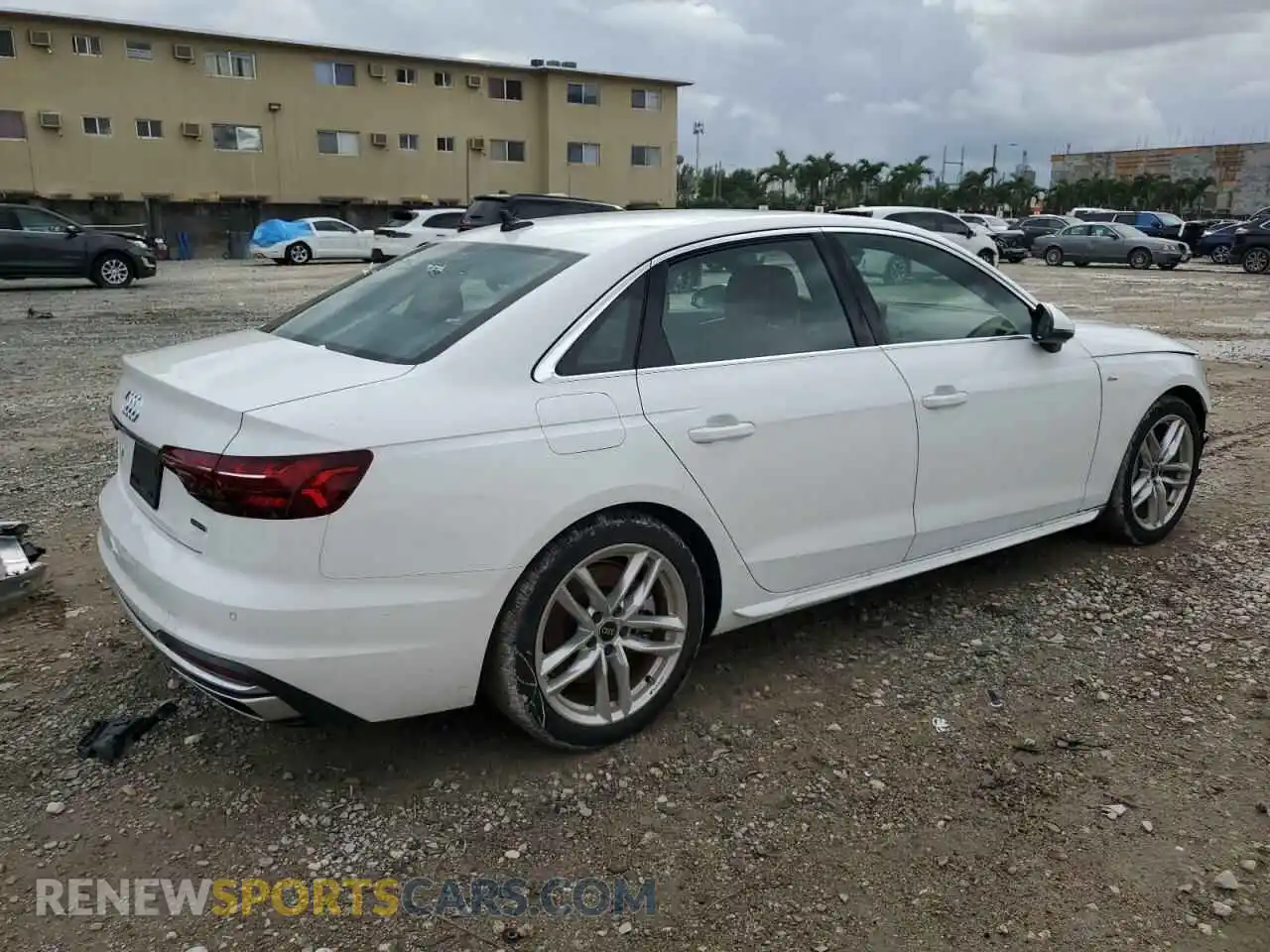 3 Photograph of a damaged car WAUDAAF41RN010547 AUDI A4 2024