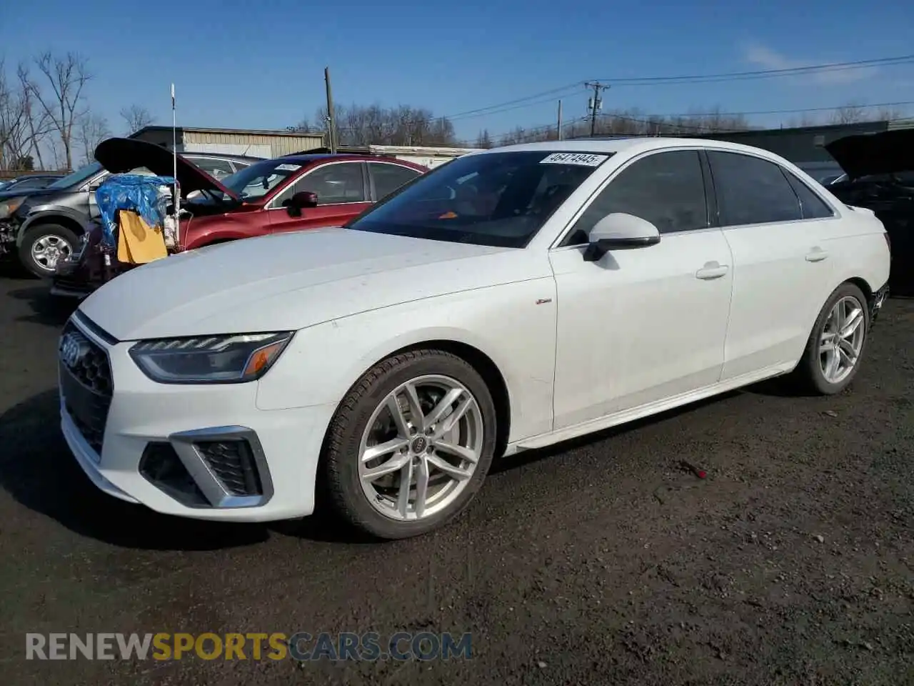 1 Photograph of a damaged car WAUDAAF41RN011441 AUDI A4 2024