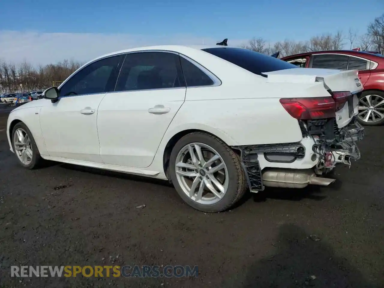 2 Photograph of a damaged car WAUDAAF41RN011441 AUDI A4 2024
