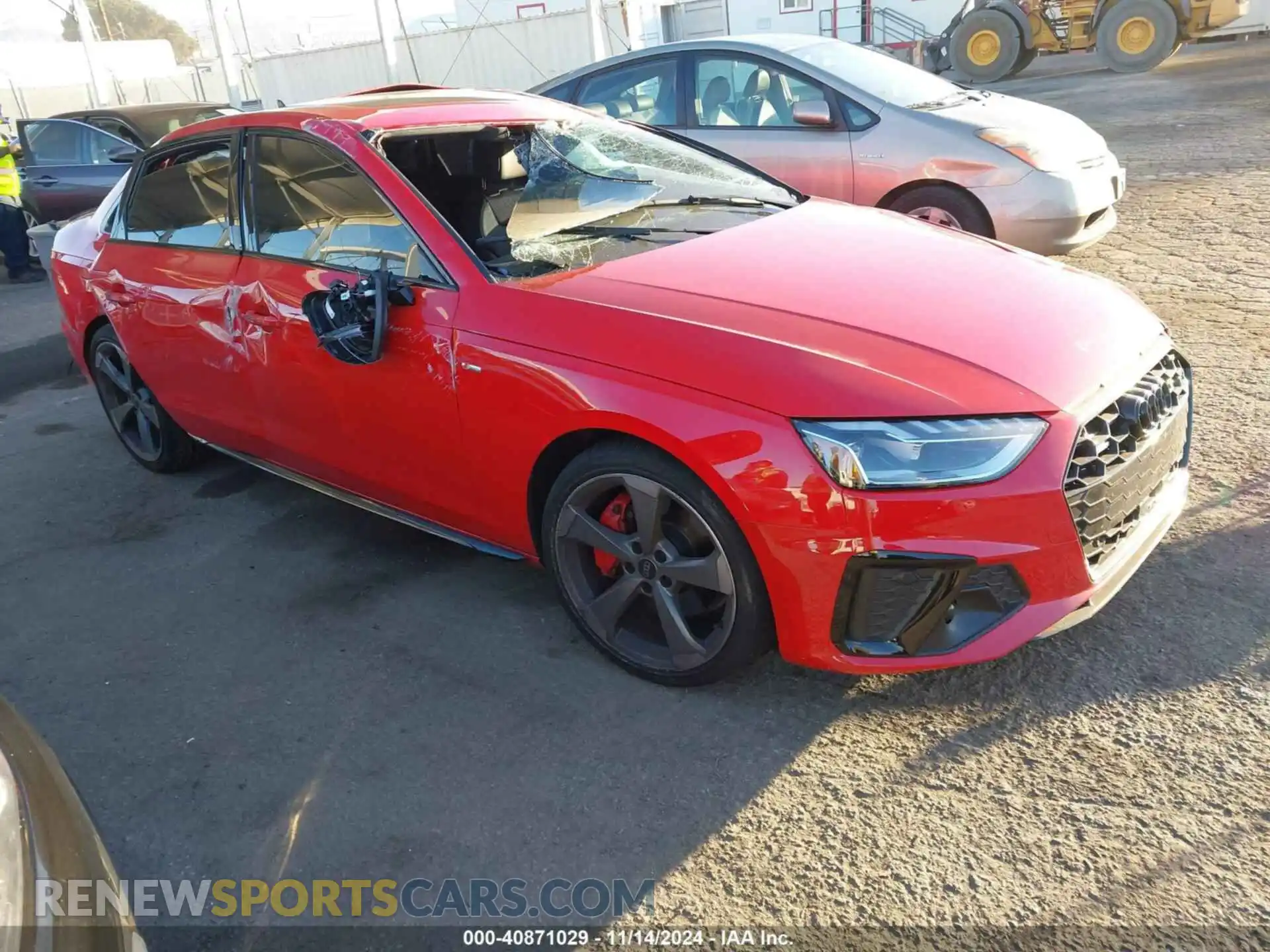 1 fotografías del automóvil dañado WAUEAAF40RN005277 AUDI A4 2024