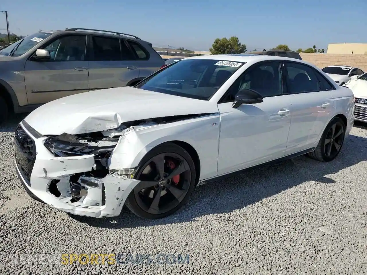 1 Photograph of a damaged car WAUEAAF41RN007216 AUDI A4 2024