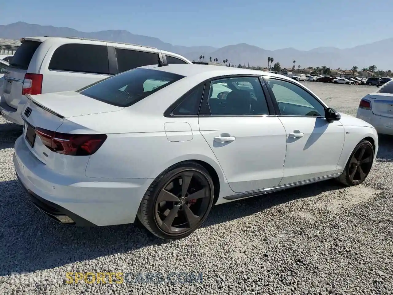 3 Photograph of a damaged car WAUEAAF41RN007216 AUDI A4 2024