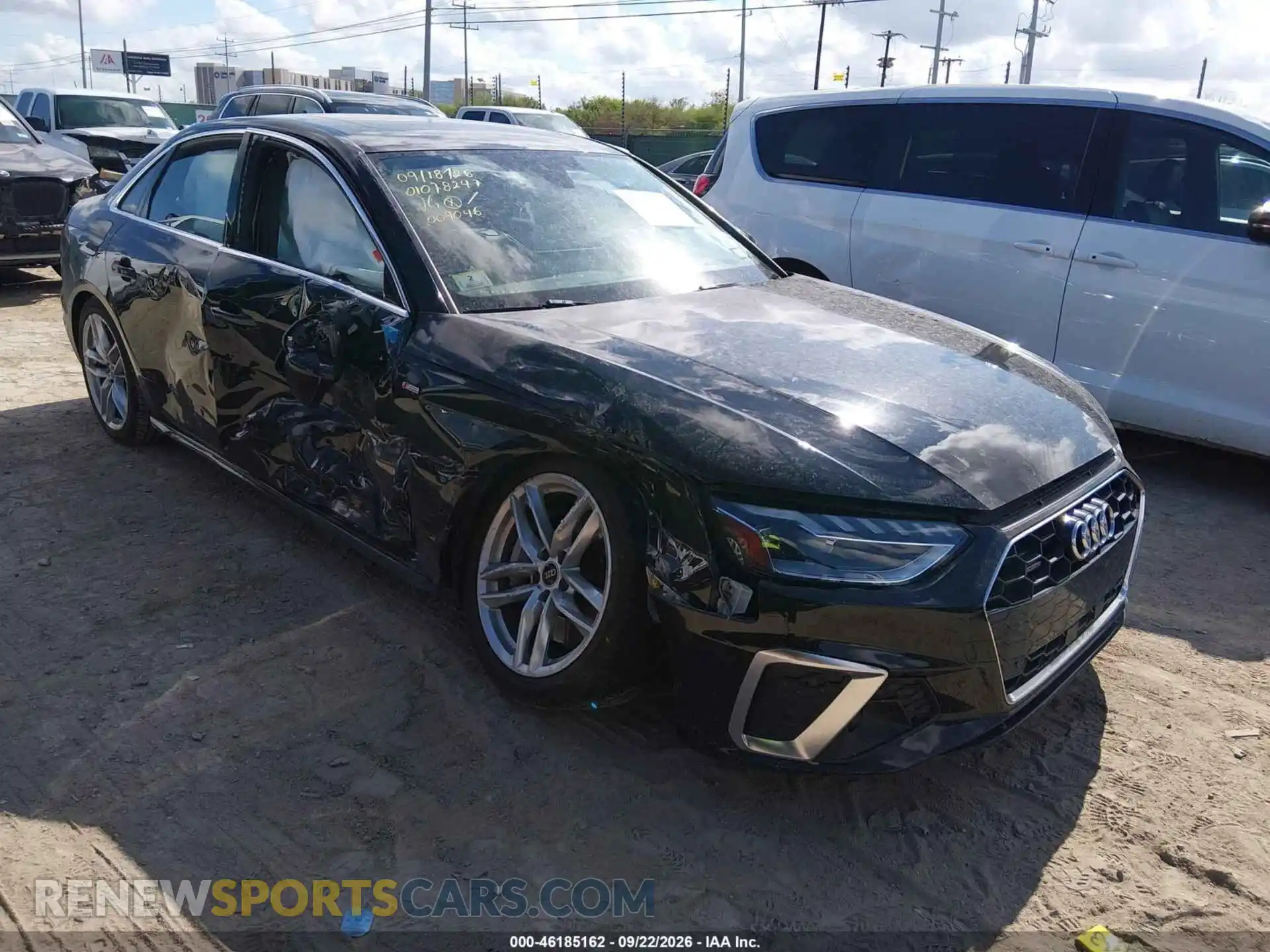 1 Photograph of a damaged car WAUEAAF41RN009046 AUDI A4 2024