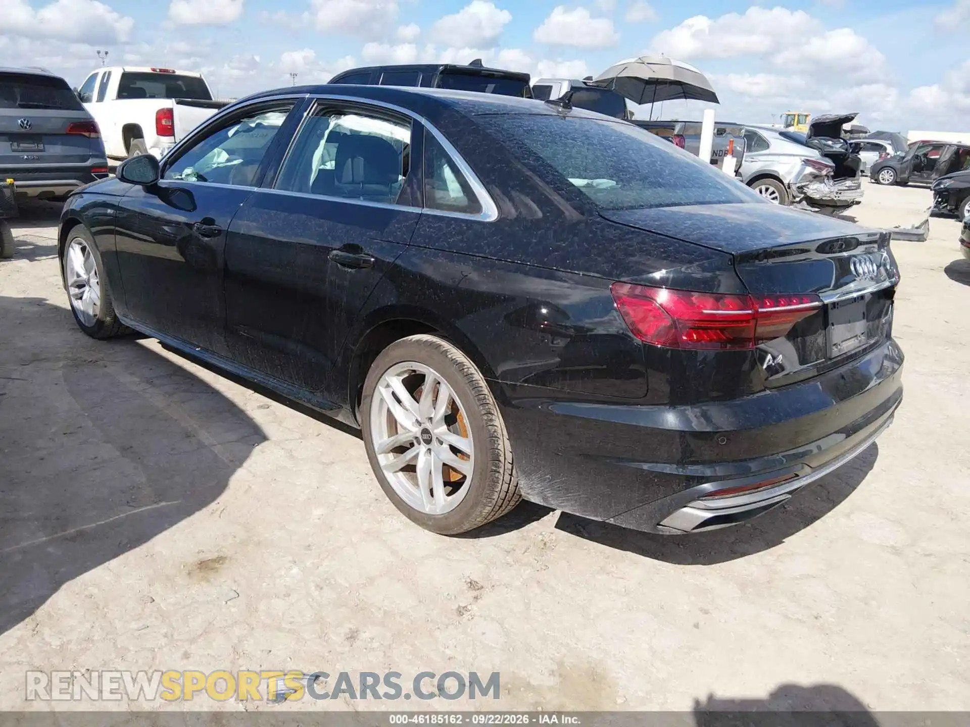 3 Photograph of a damaged car WAUEAAF41RN009046 AUDI A4 2024