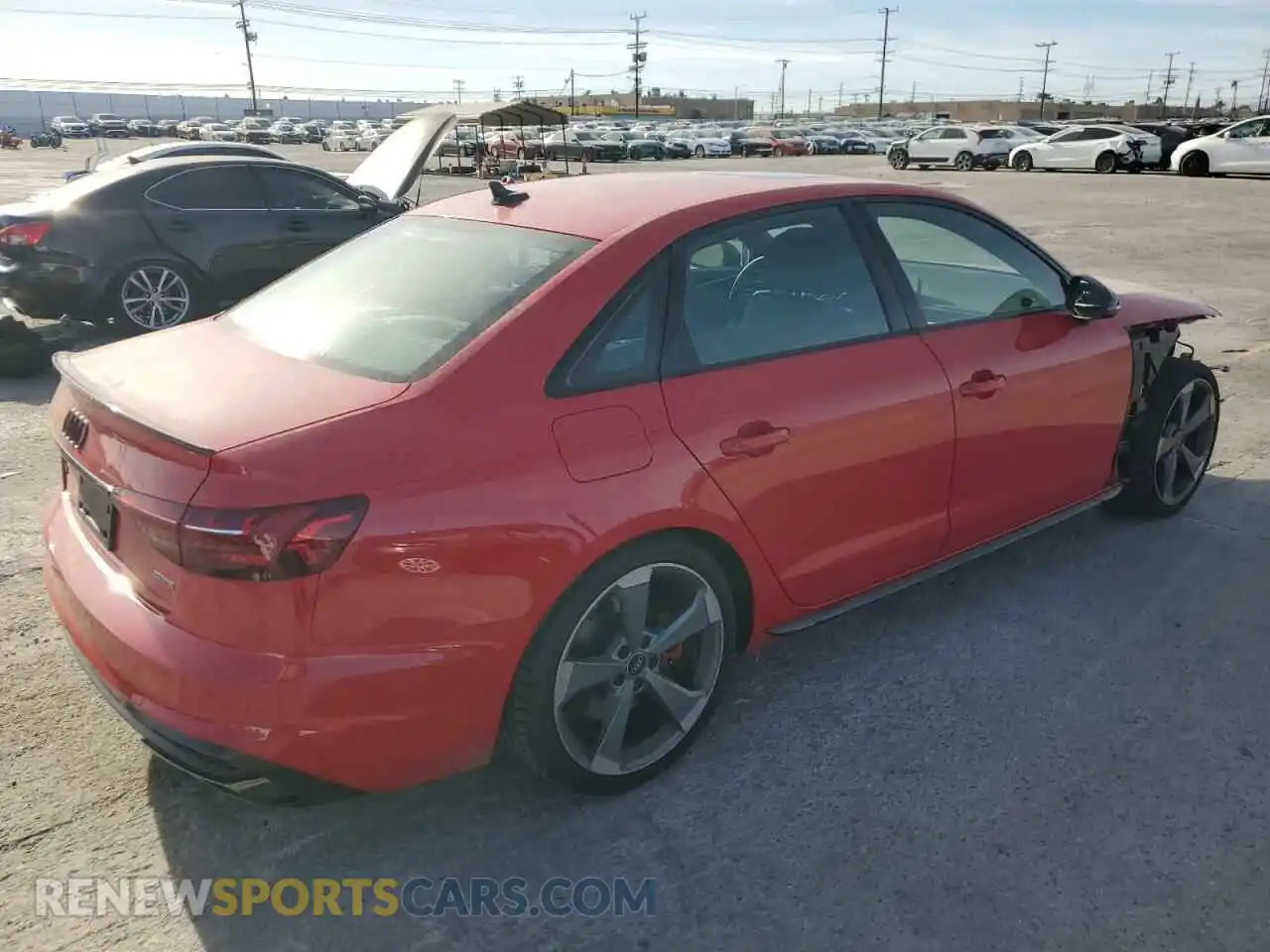 3 Photograph of a damaged car WAUEAAF42RN011260 AUDI A4 2024