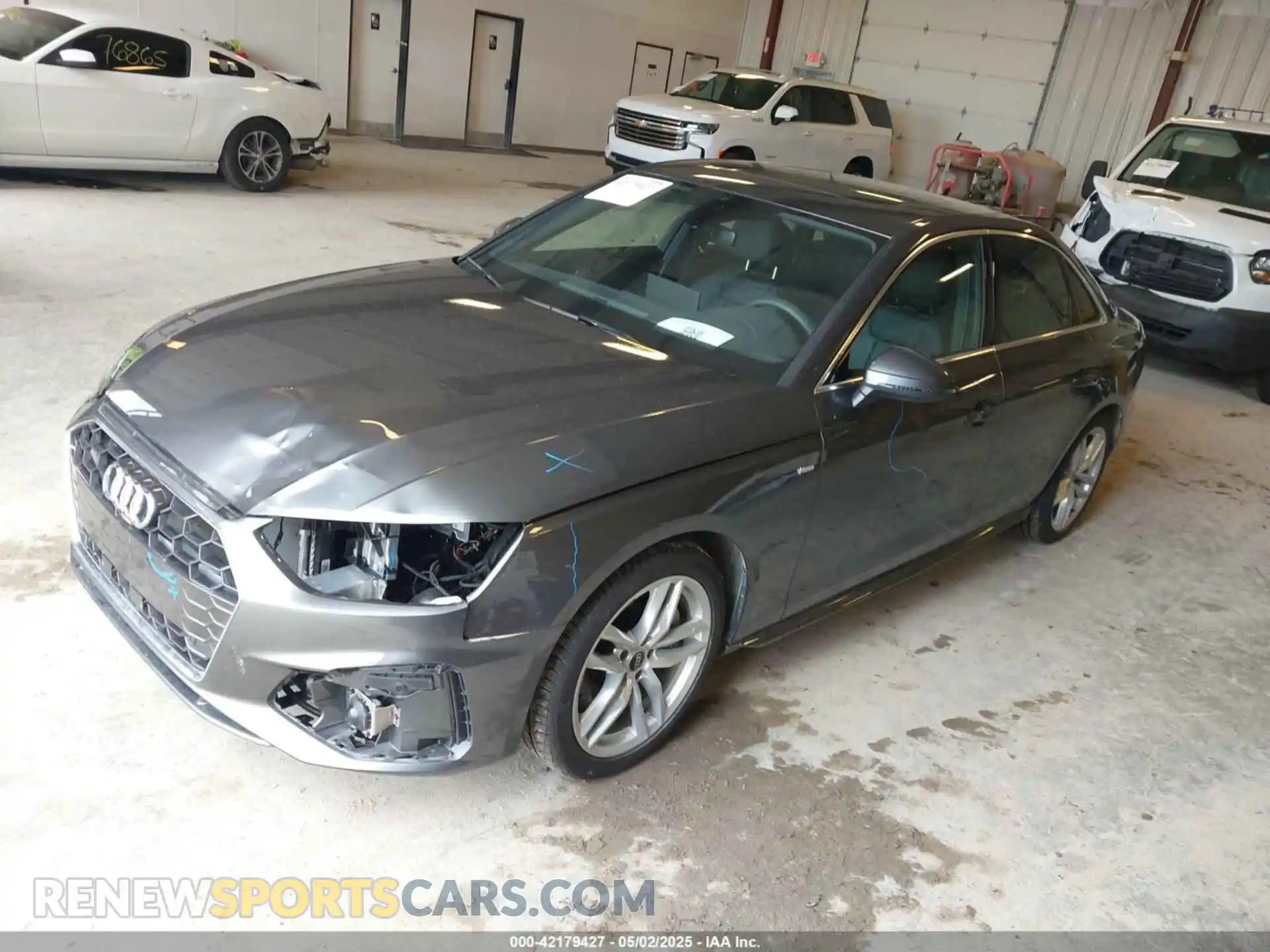 2 Photograph of a damaged car WAUEAAF42RN018774 AUDI A4 2024