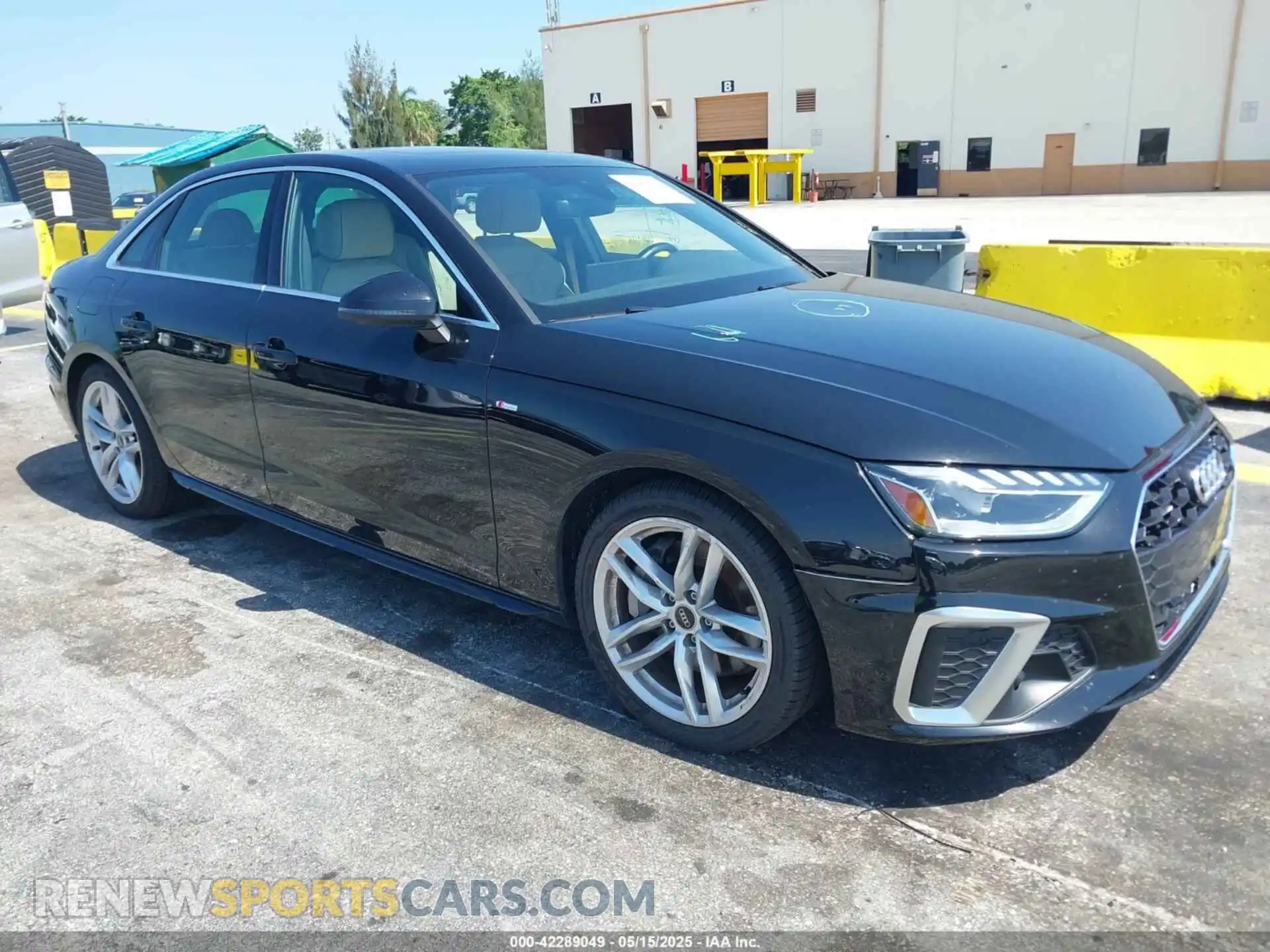 1 Photograph of a damaged car WAUEAAF43RN005502 AUDI A4 2024