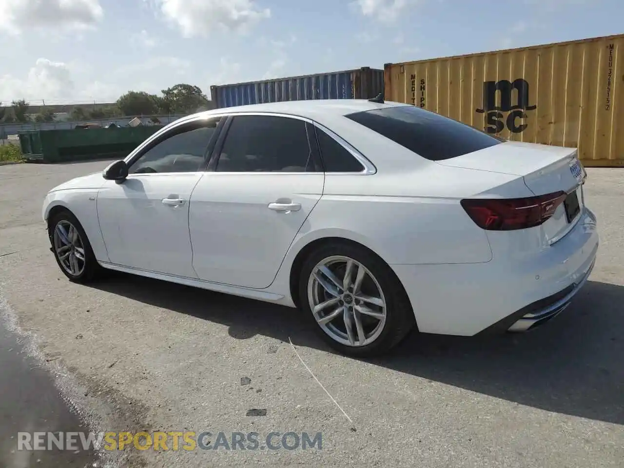 2 Photograph of a damaged car WAUEAAF43RN007024 AUDI A4 2024
