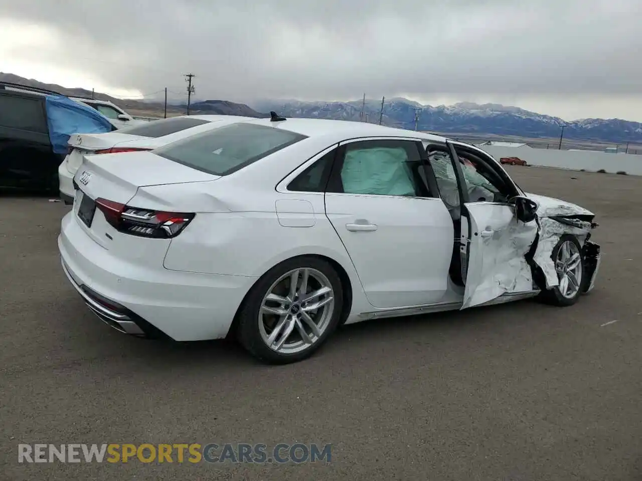 3 Photograph of a damaged car WAUEAAF44RA059155 AUDI A4 2024