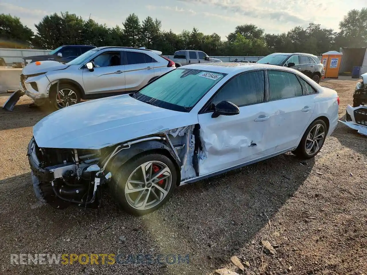 1 fotografías del automóvil dañado WAUEAAF44RN009798 AUDI A4 2024