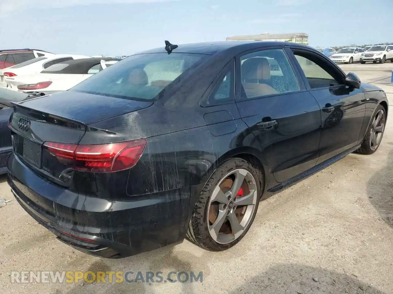 3 fotografías del automóvil dañado WAUEAAF44RN011020 AUDI A4 2024