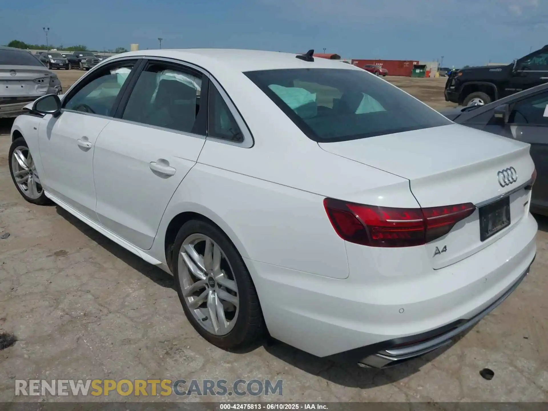 3 Photograph of a damaged car WAUEAAF44RN014581 AUDI A4 2024