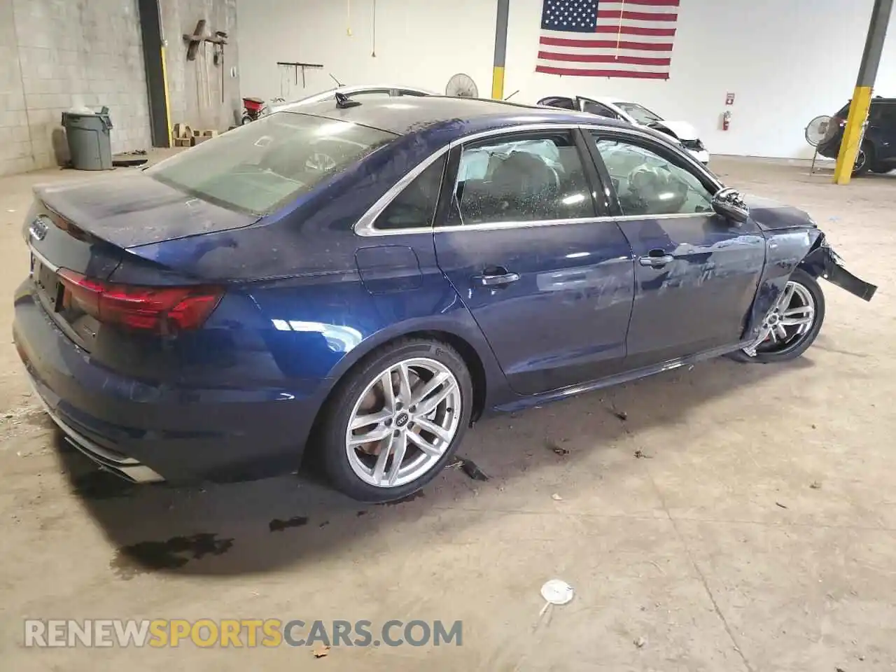3 Photograph of a damaged car WAUEAAF44RN015973 AUDI A4 2024