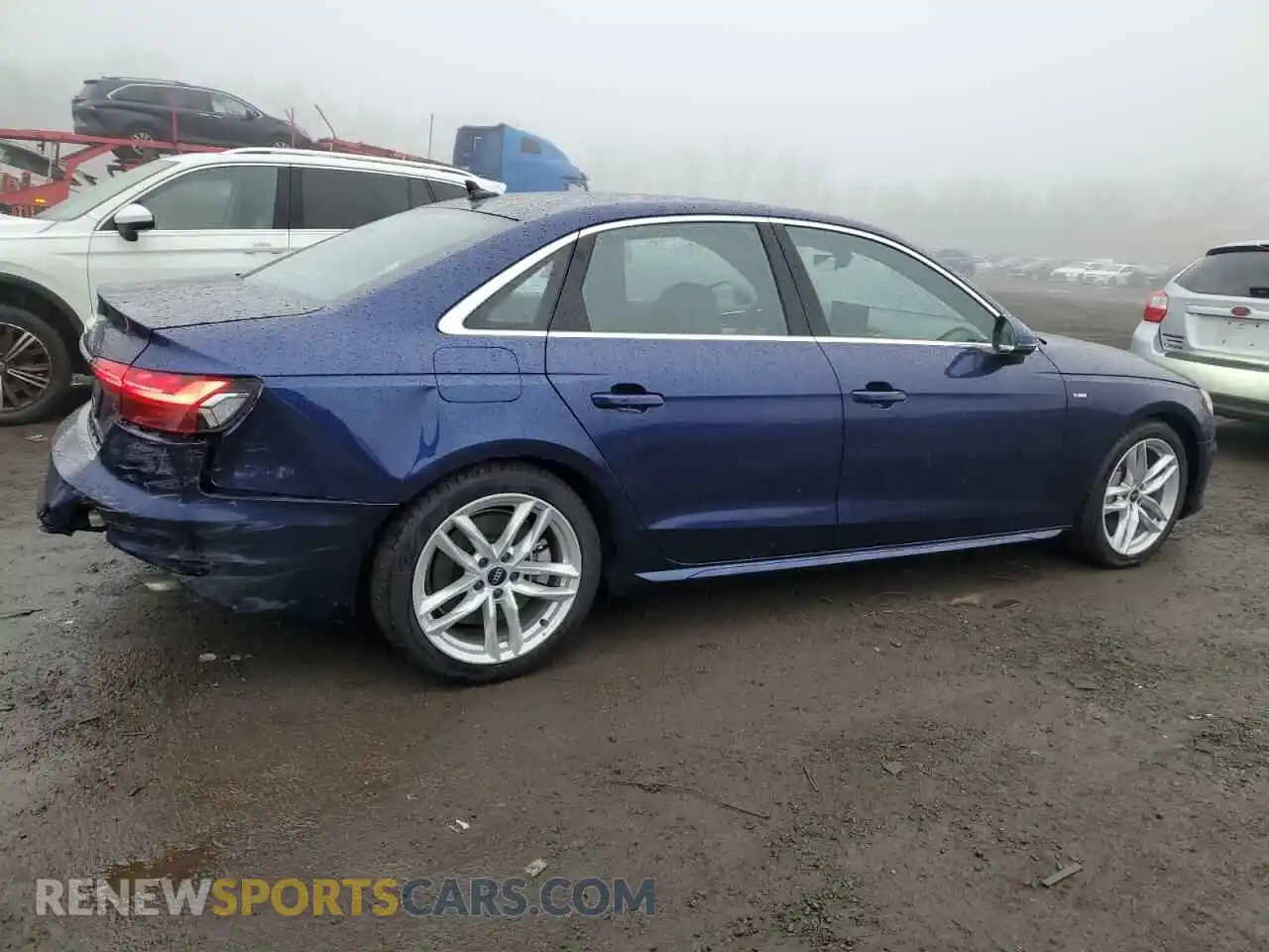 3 Photograph of a damaged car WAUEAAF45RN003511 AUDI A4 2024