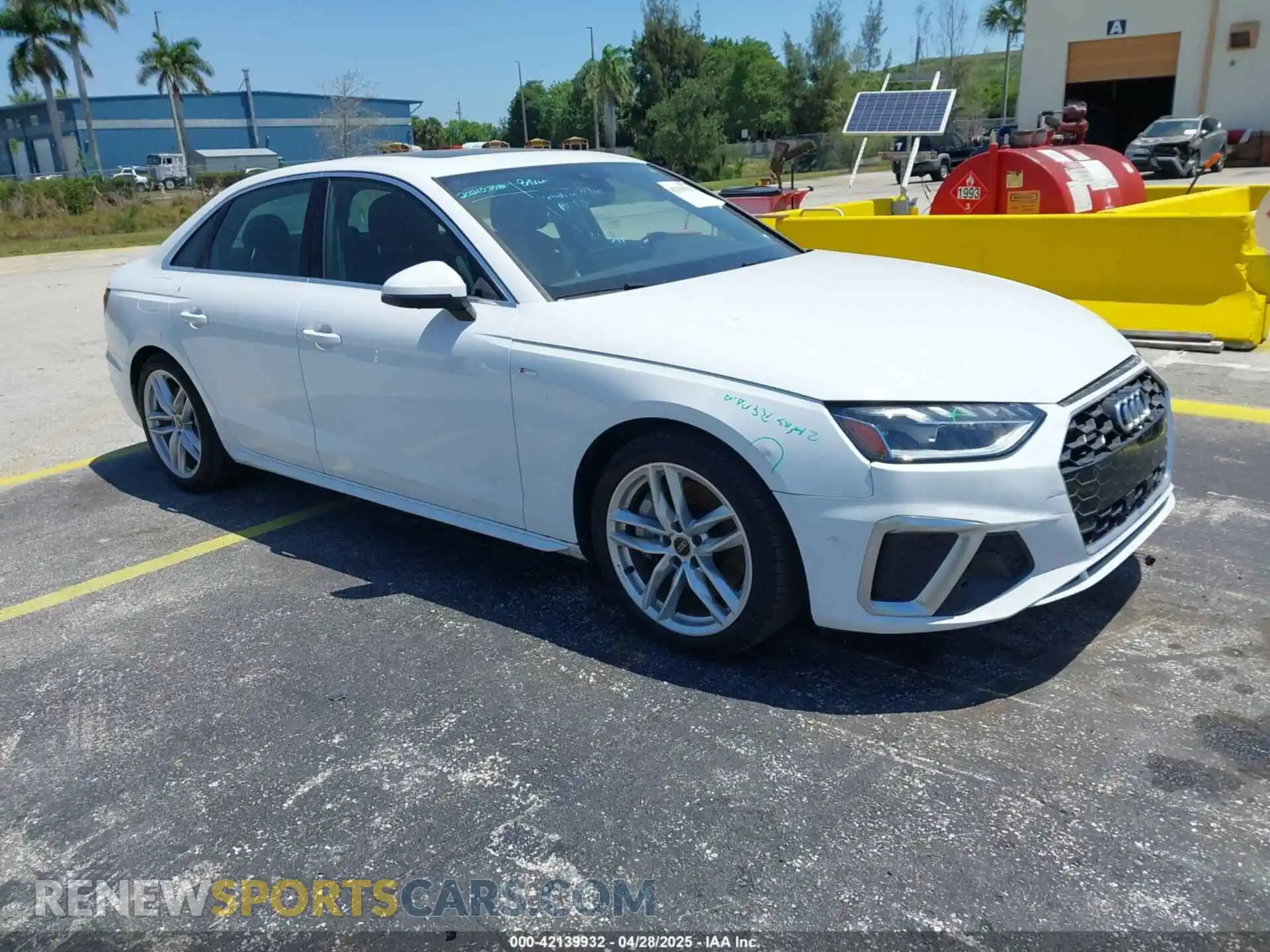 1 Photograph of a damaged car WAUEAAF45RN014377 AUDI A4 2024