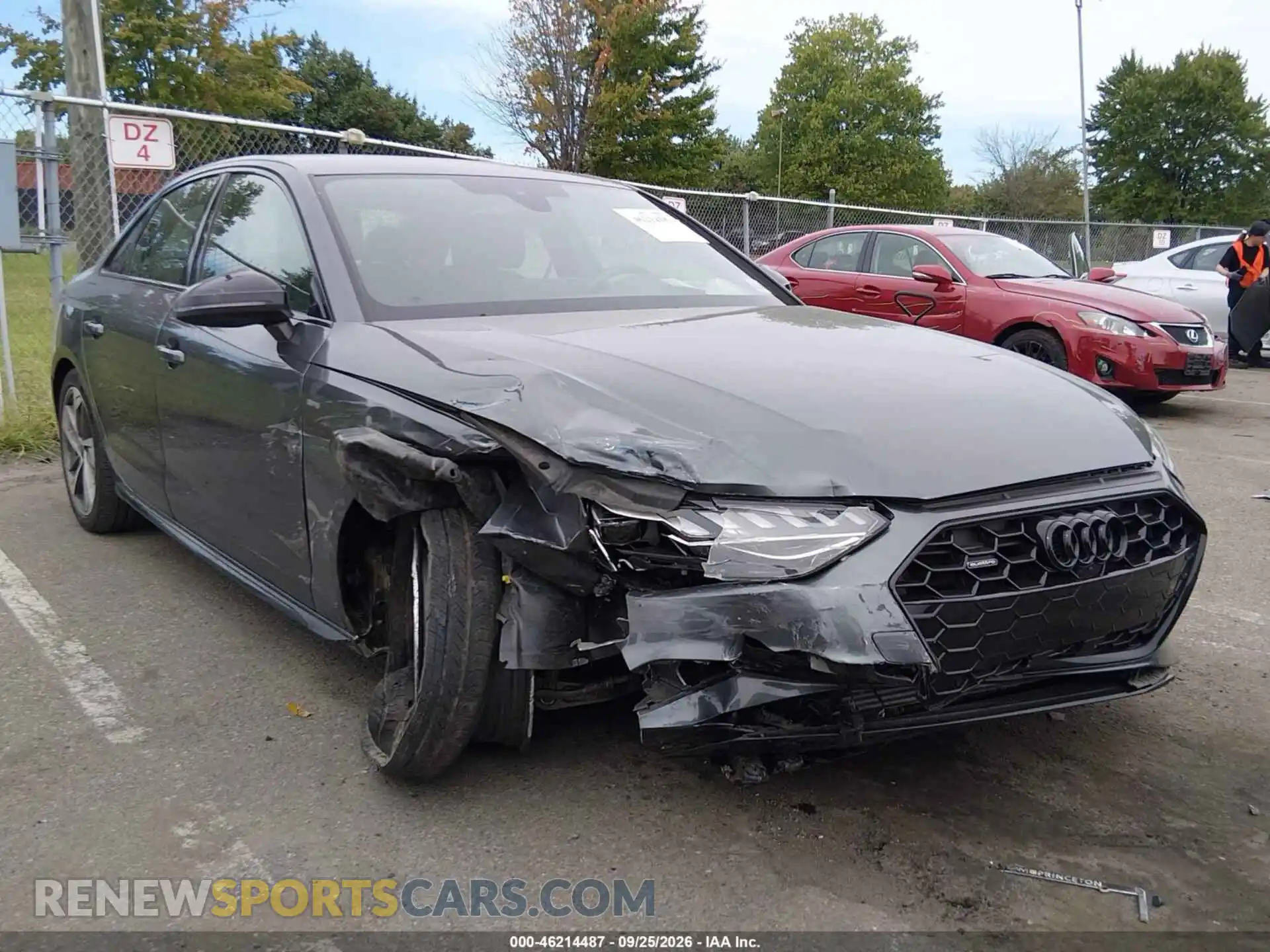 1 Photograph of a damaged car WAUEAAF46RN000925 AUDI A4 2024