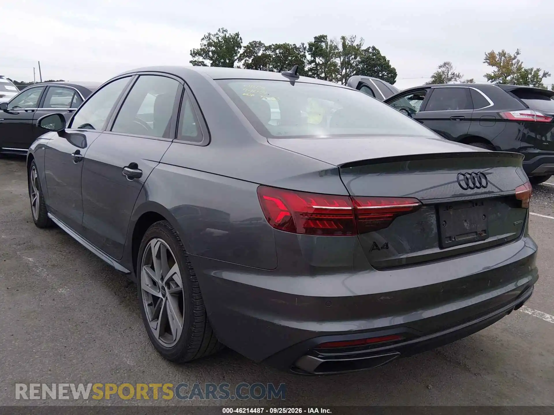 3 Photograph of a damaged car WAUEAAF46RN000925 AUDI A4 2024