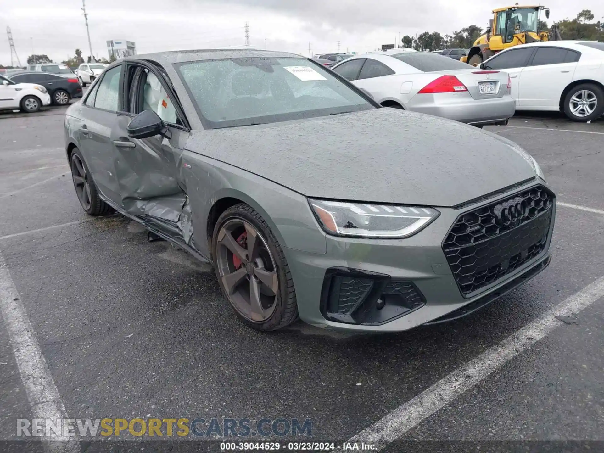 1 Photograph of a damaged car WAUEAAF46RN001010 AUDI A4 2024