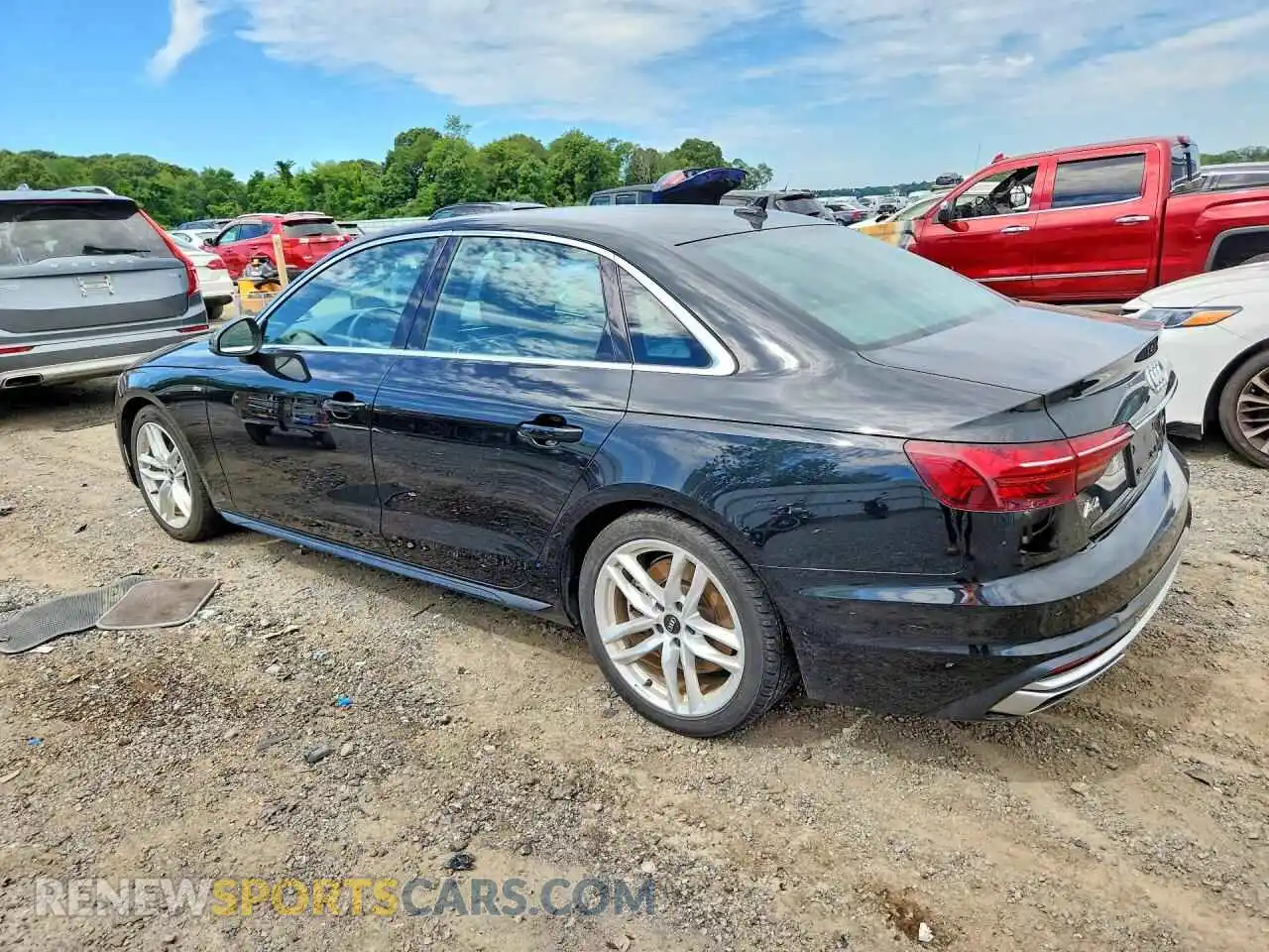 2 Photograph of a damaged car WAUEAAF47RN003820 AUDI A4 2024