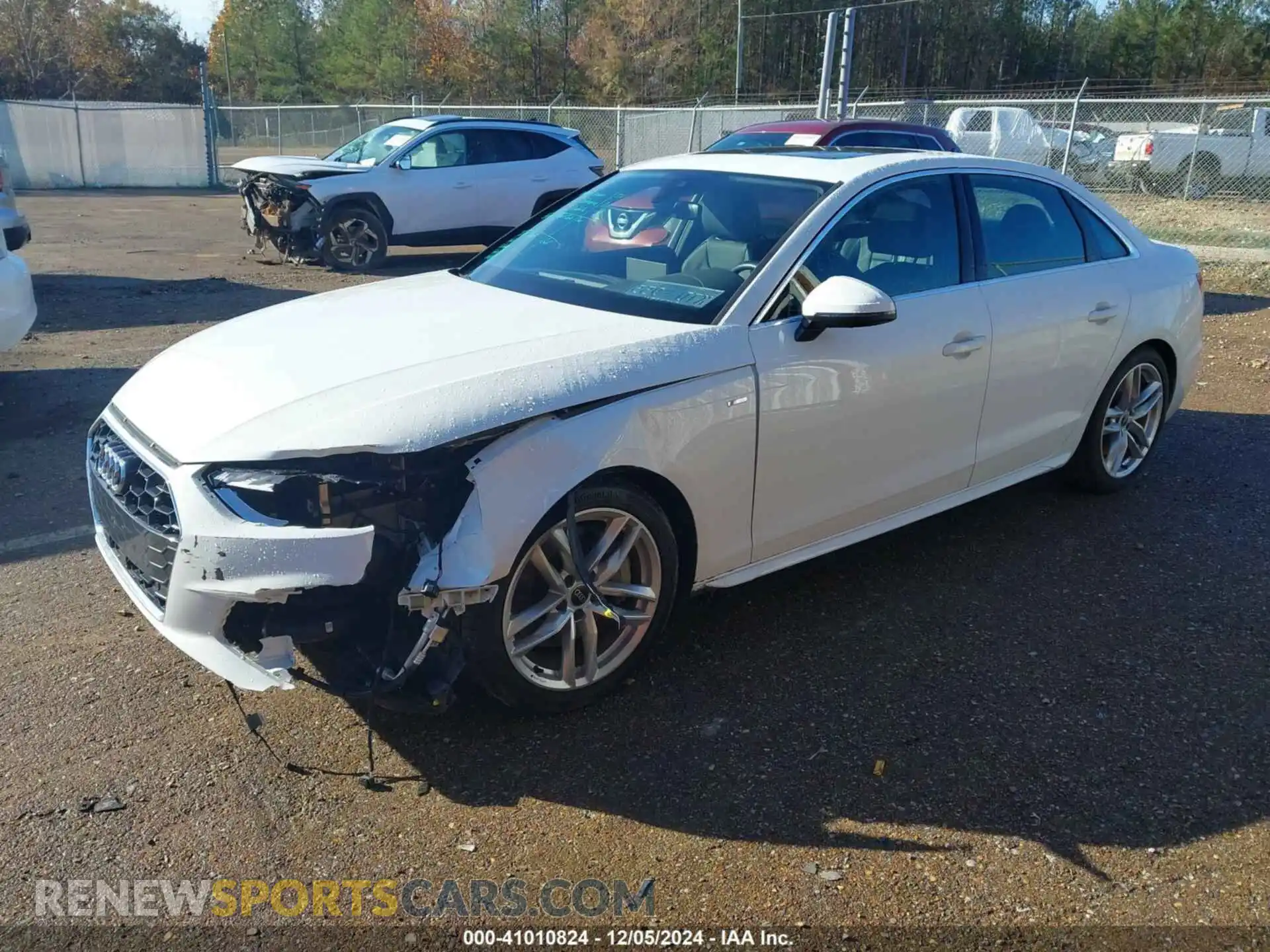 2 Photograph of a damaged car WAUEAAF47RN010539 AUDI A4 2024