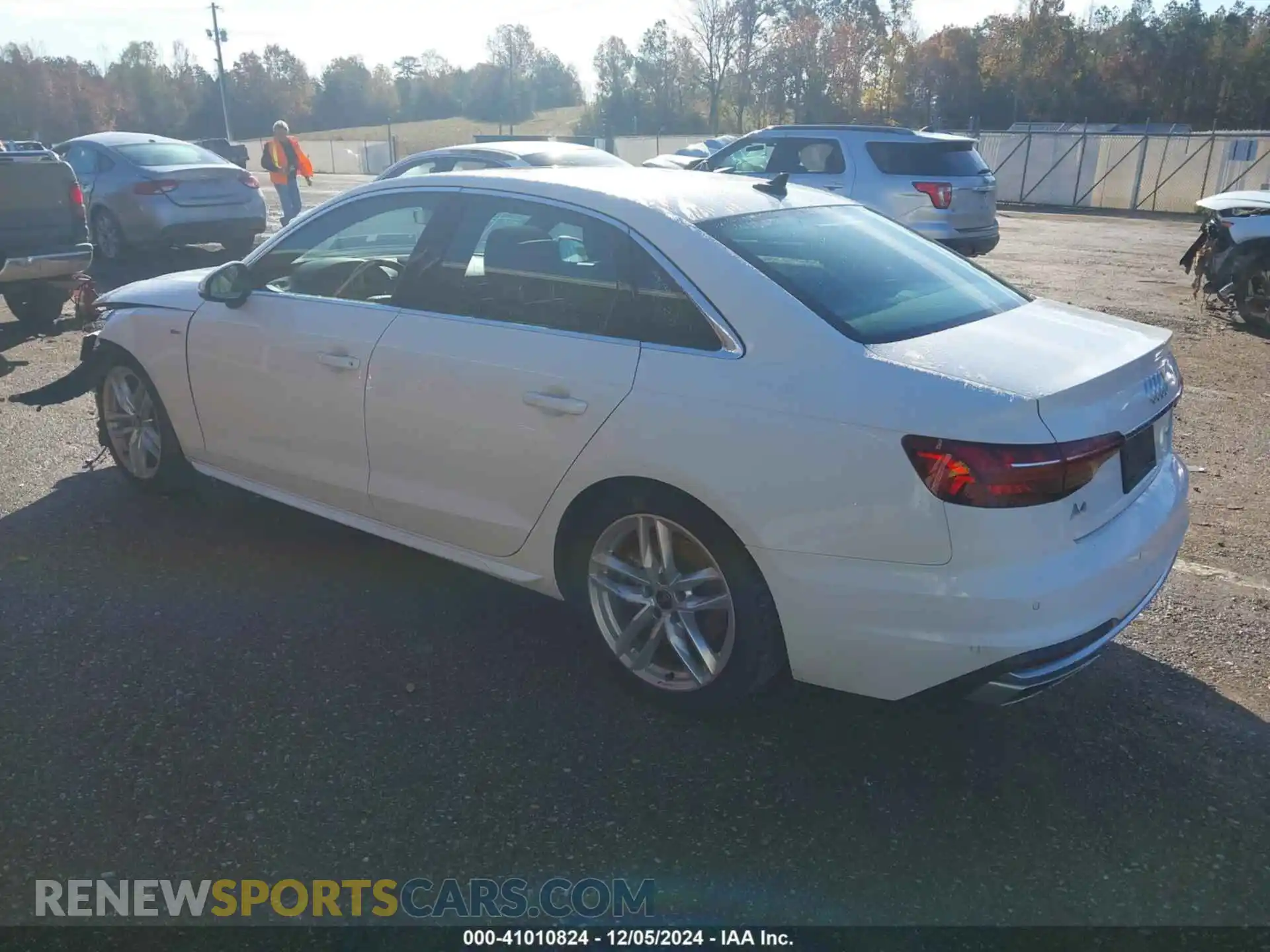 3 Photograph of a damaged car WAUEAAF47RN010539 AUDI A4 2024