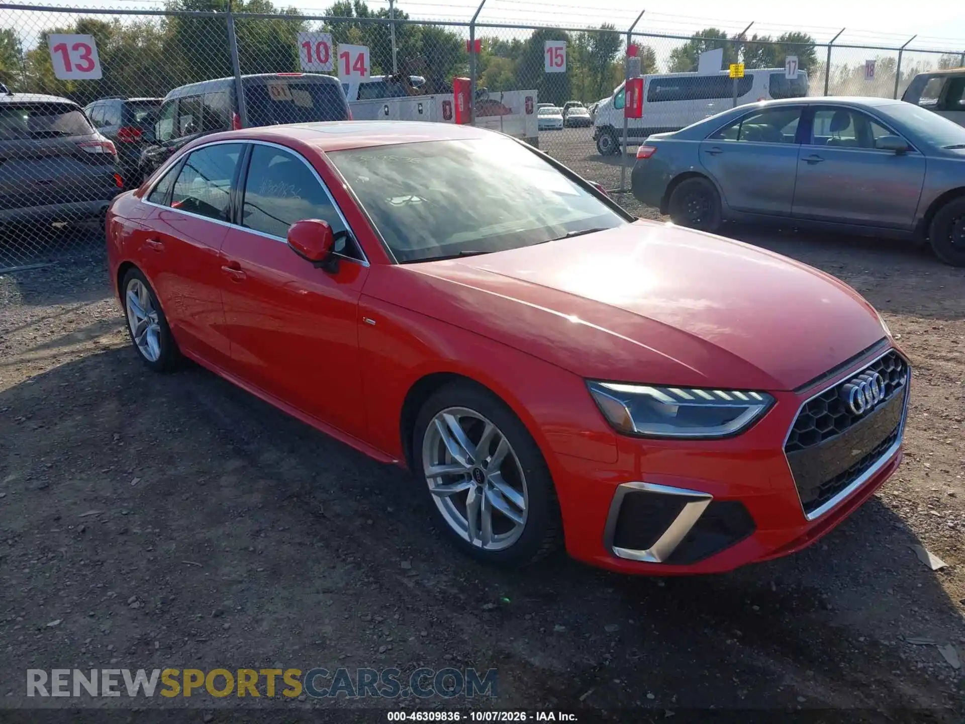1 fotografías del automóvil dañado WAUEAAF47RN012873 AUDI A4 2024