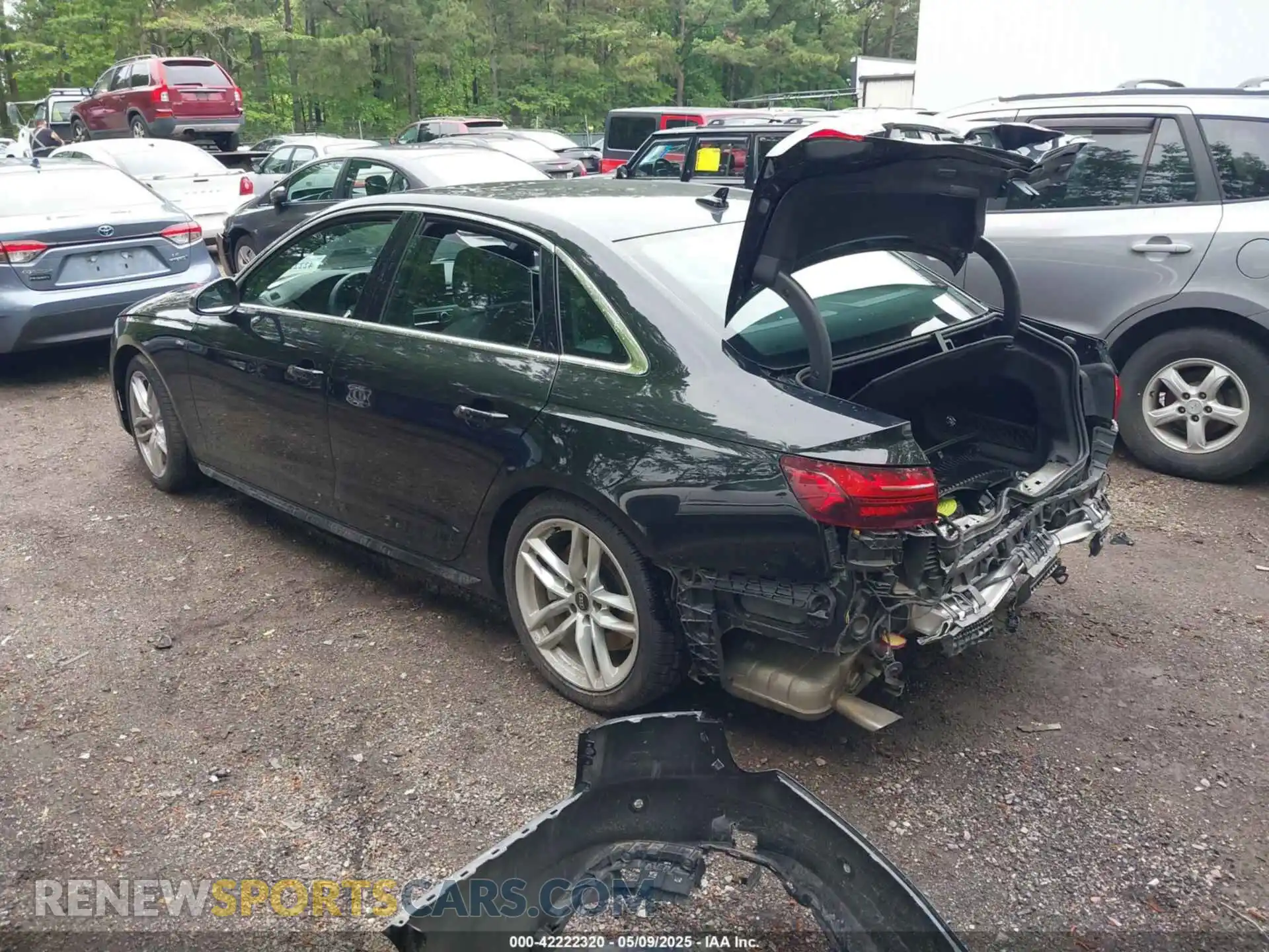 3 Photograph of a damaged car WAUEAAF47RN015613 AUDI A4 2024