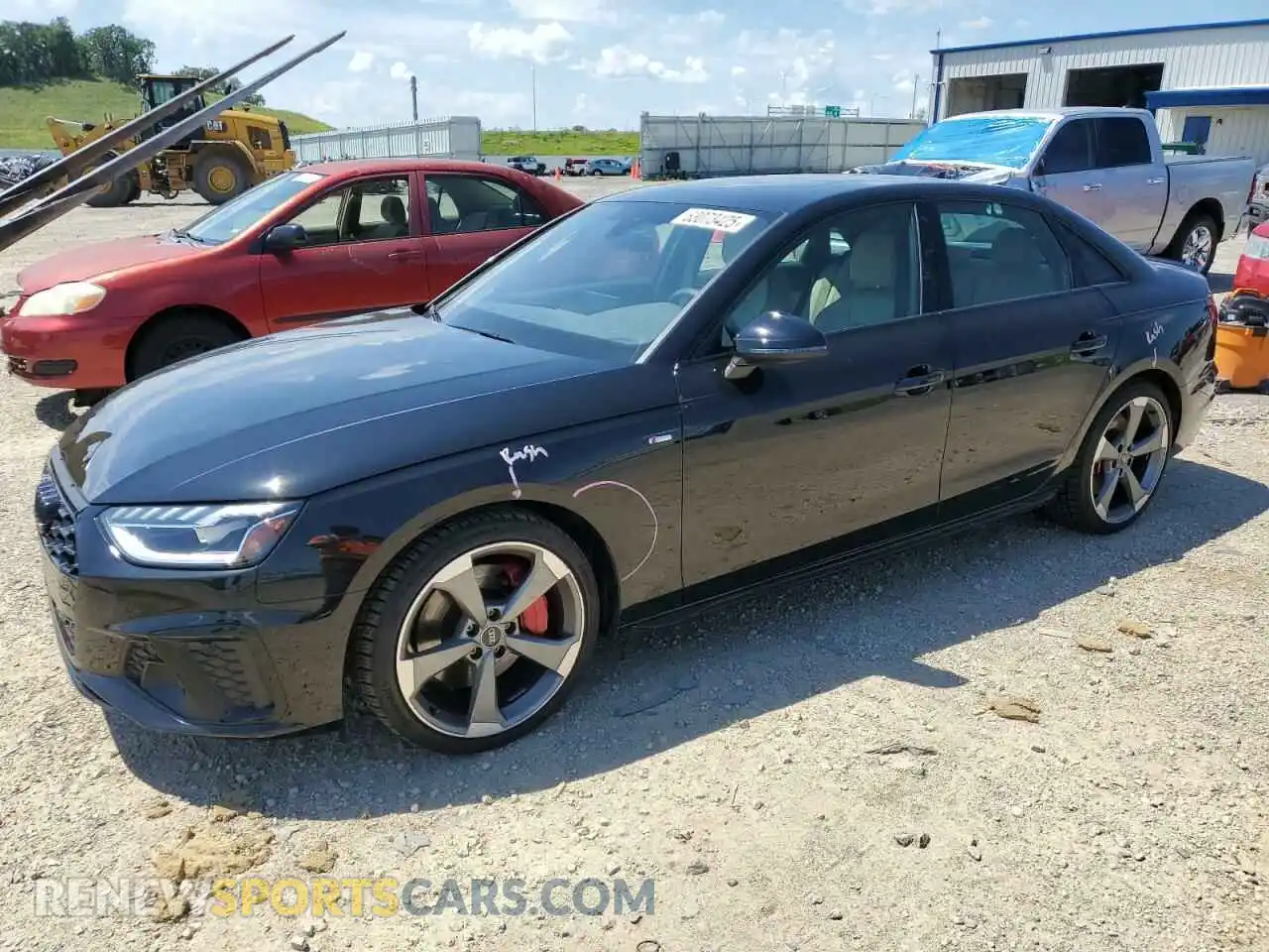 1 Photograph of a damaged car WAUEAAF48RN003759 AUDI A4 2024