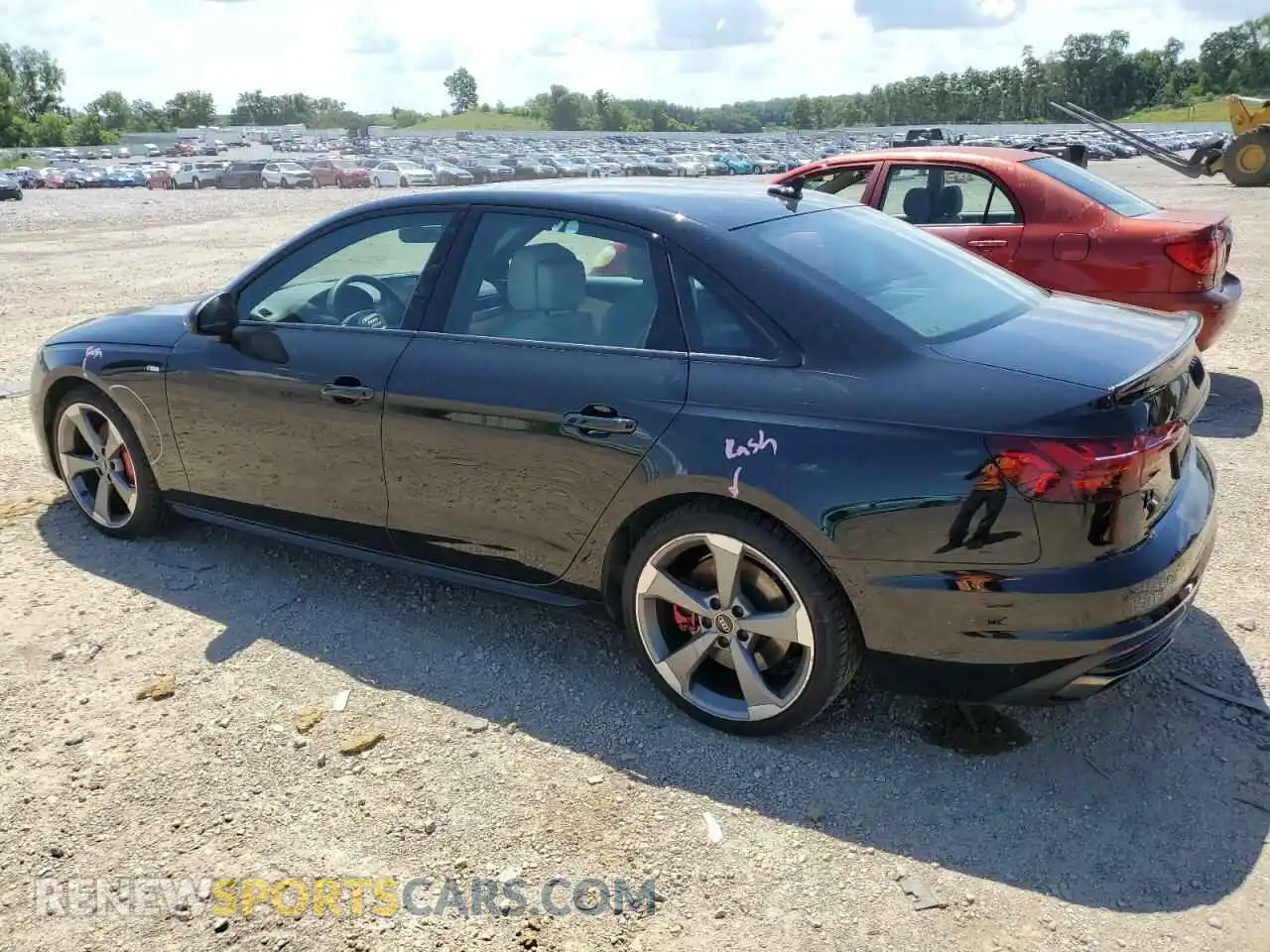 2 Photograph of a damaged car WAUEAAF48RN003759 AUDI A4 2024