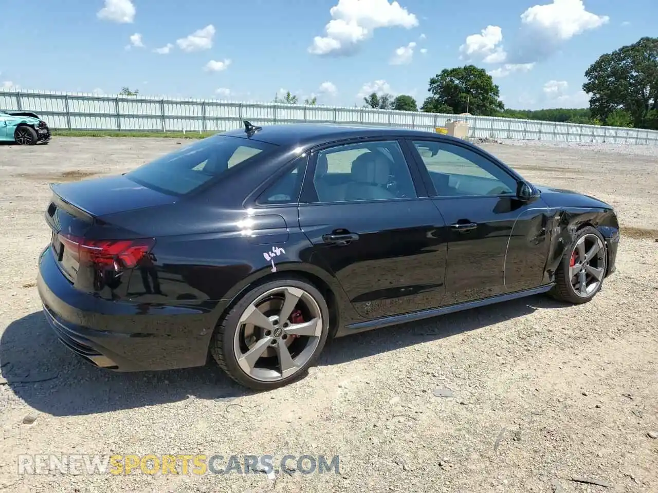 3 Photograph of a damaged car WAUEAAF48RN003759 AUDI A4 2024