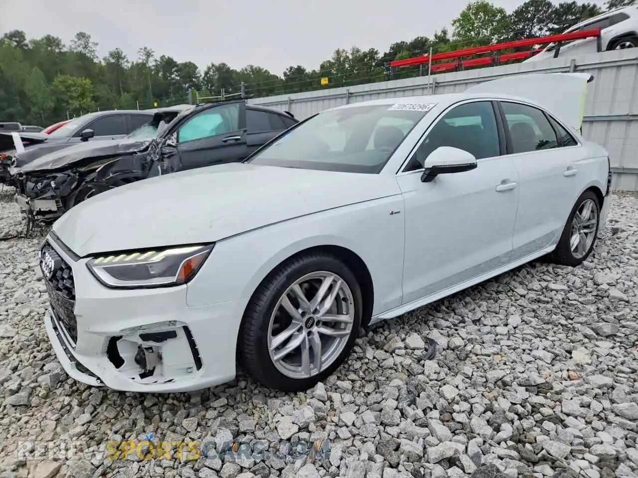 1 fotografías del automóvil dañado WAUEAAF48RN004362 AUDI A4 2024