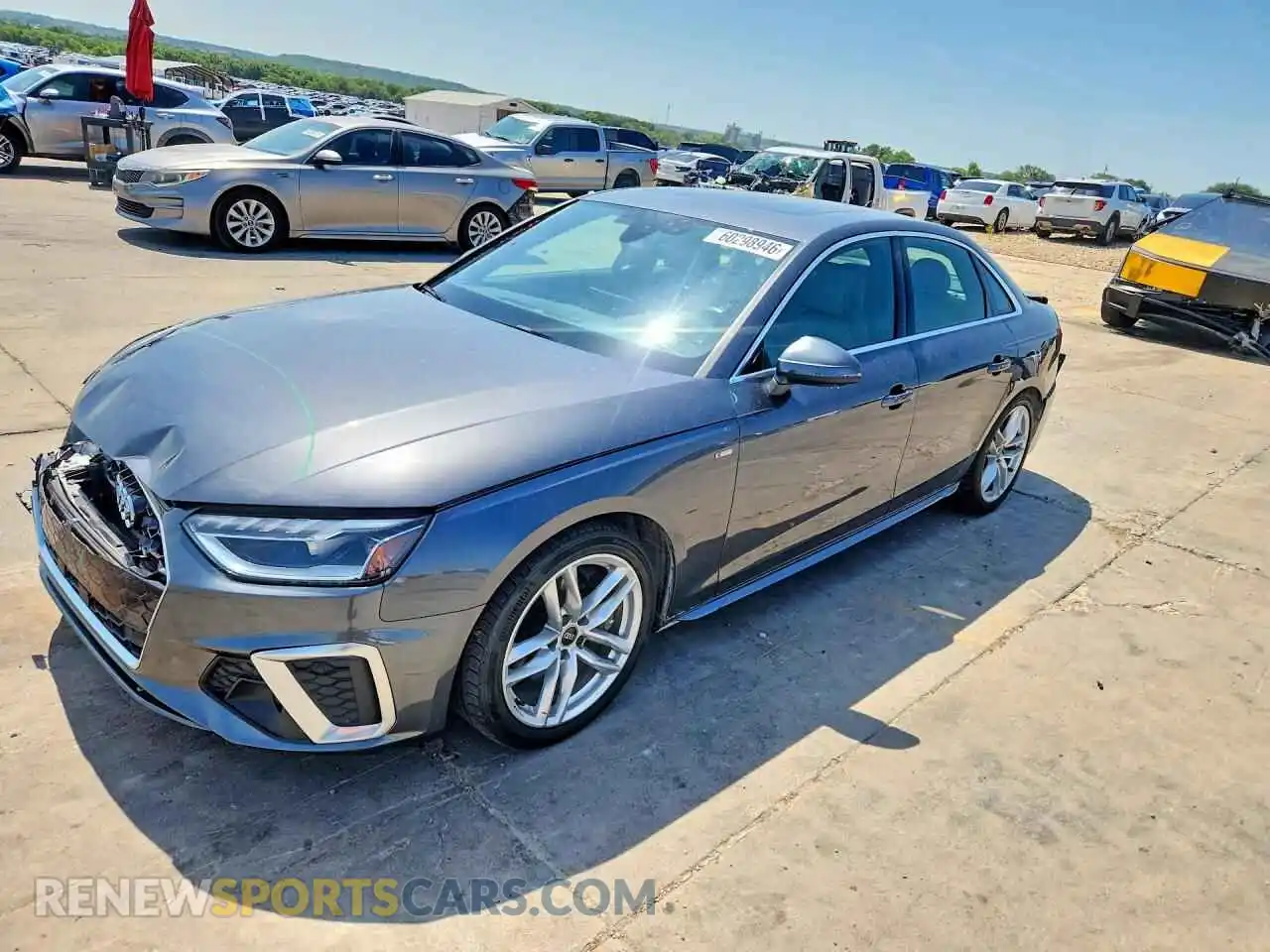 1 Photograph of a damaged car WAUEAAF49RN002989 AUDI A4 2024