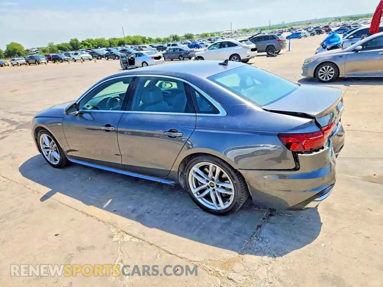 2 Photograph of a damaged car WAUEAAF49RN002989 AUDI A4 2024