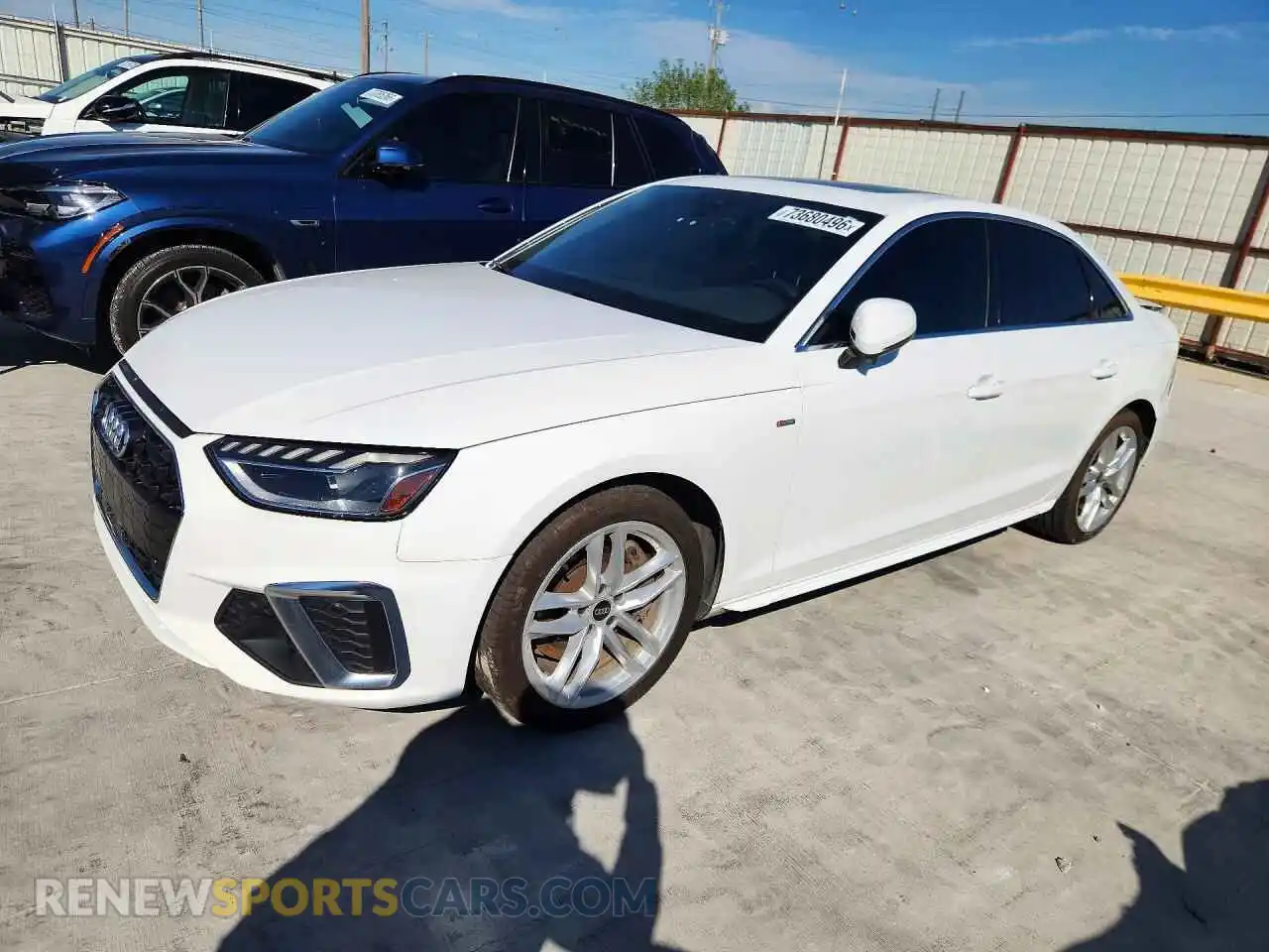 1 Photograph of a damaged car WAUEAAF49RN006198 AUDI A4 2024