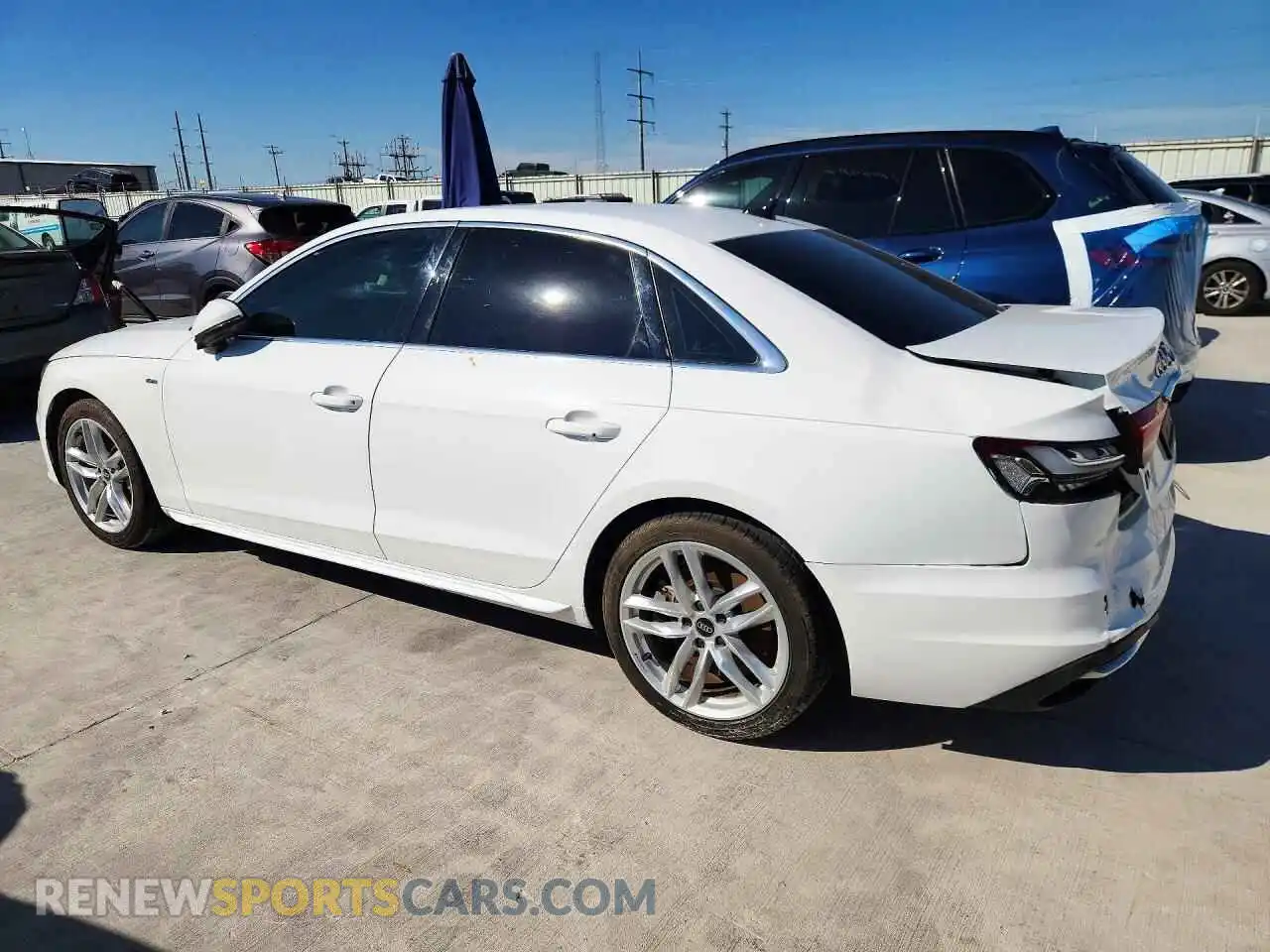 2 Photograph of a damaged car WAUEAAF49RN006198 AUDI A4 2024