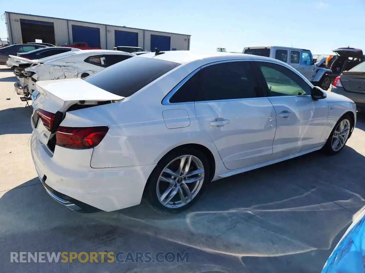 3 Photograph of a damaged car WAUEAAF49RN006198 AUDI A4 2024