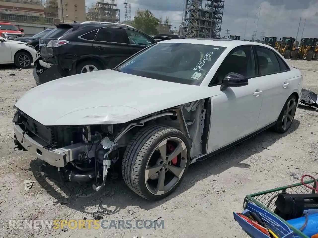 1 Photograph of a damaged car WAUEAAF49RN006864 AUDI A4 2024